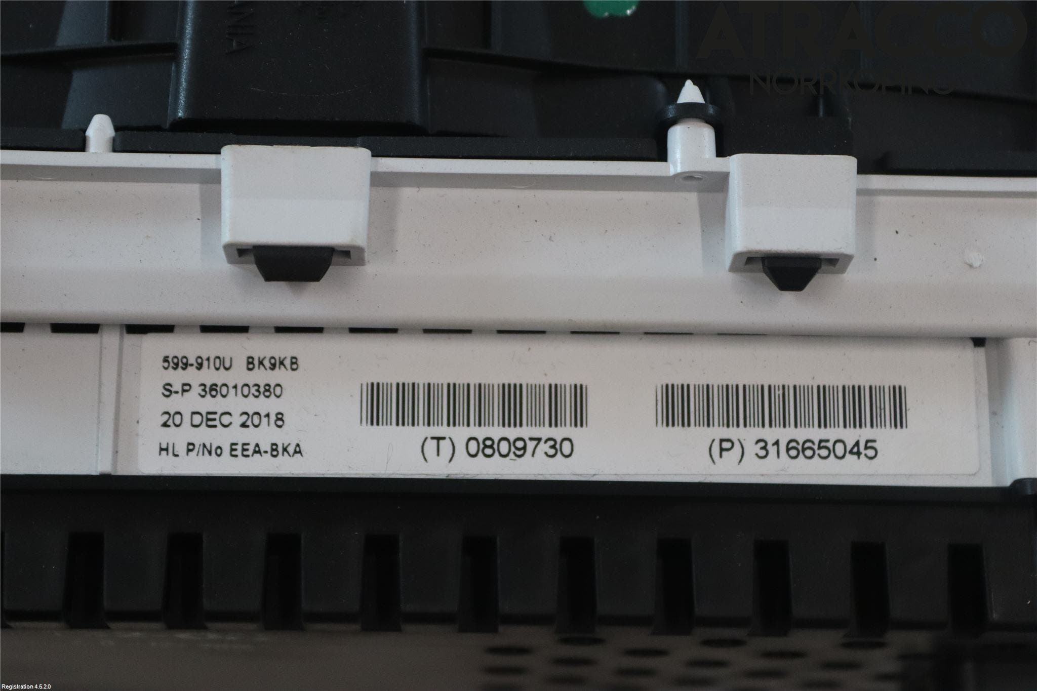 Volvo V40 12-19 Instrument Komb