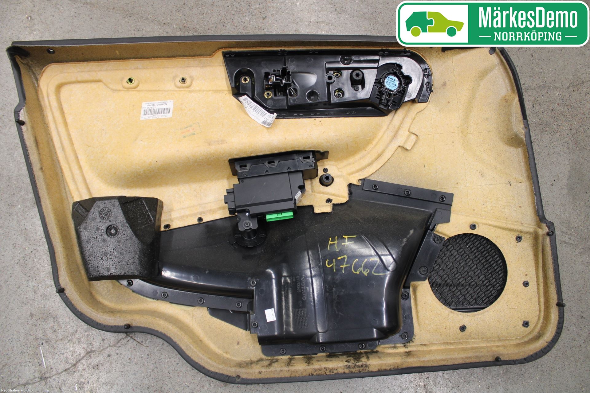 Volvo V70 05-08 Dörrklädsel Hö