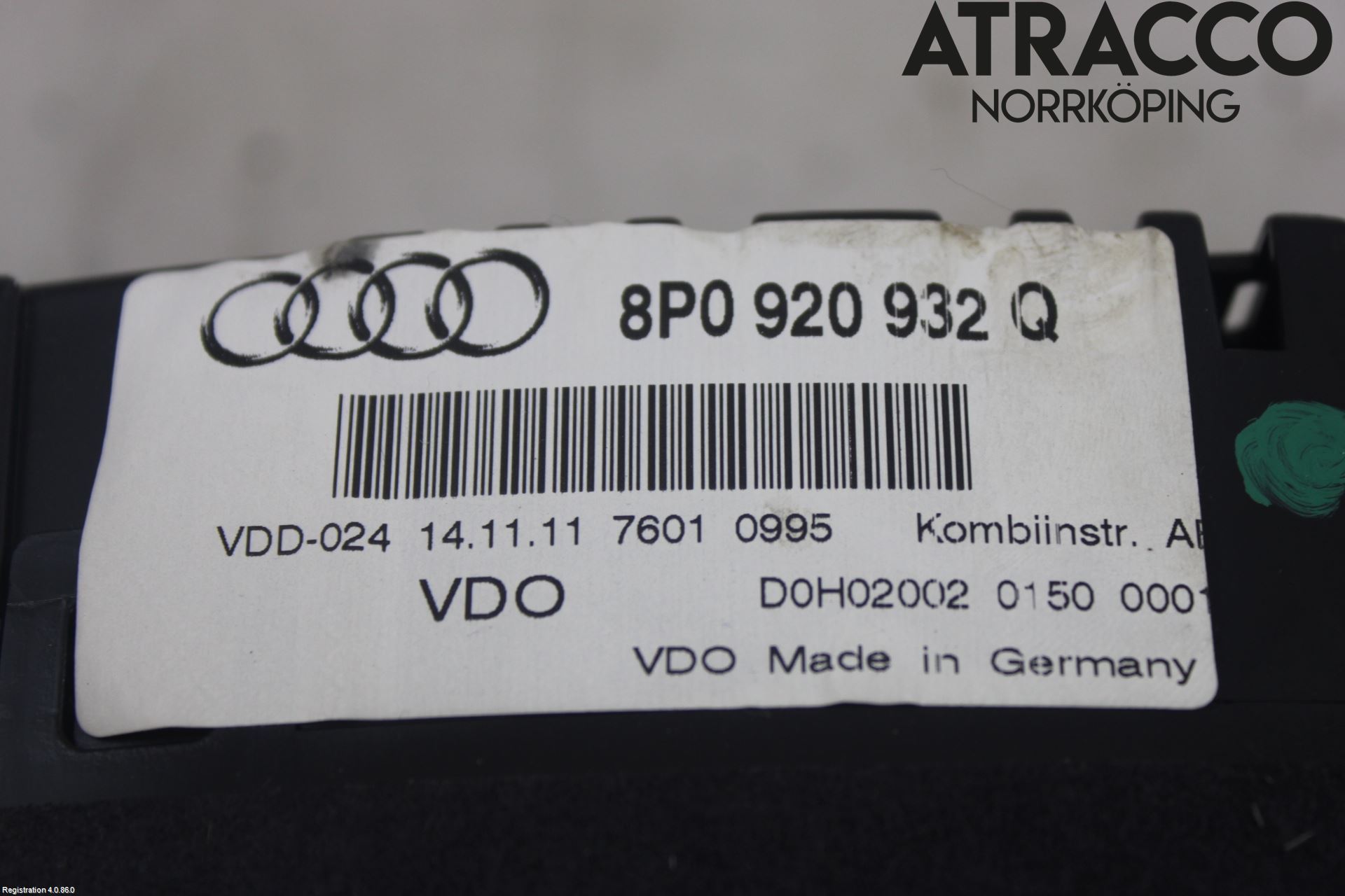 Audi A3/S3 05-13 Instrument Komb