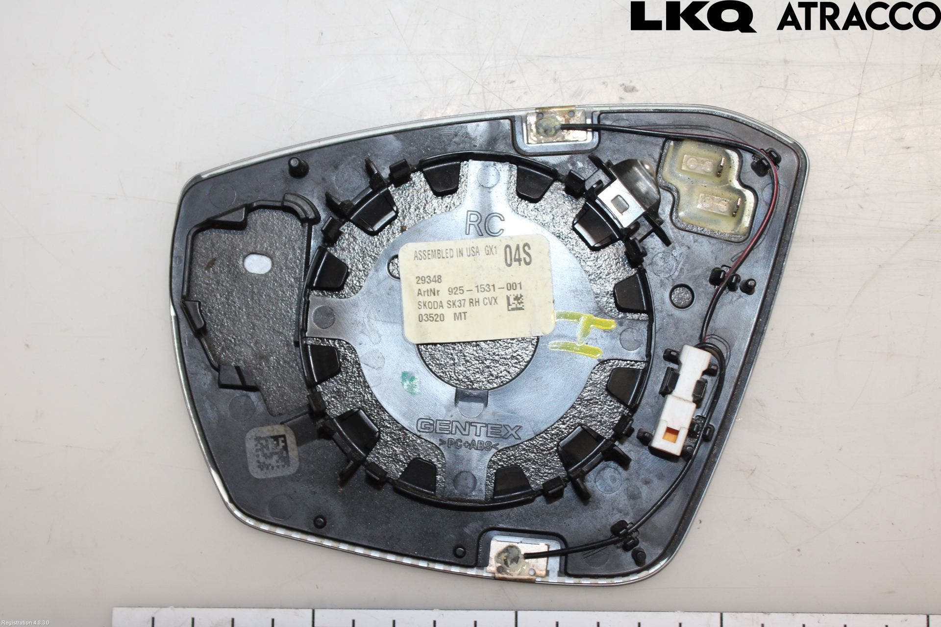 Skoda OCTAVIA (5E) 13-20 Spegelglas Hö