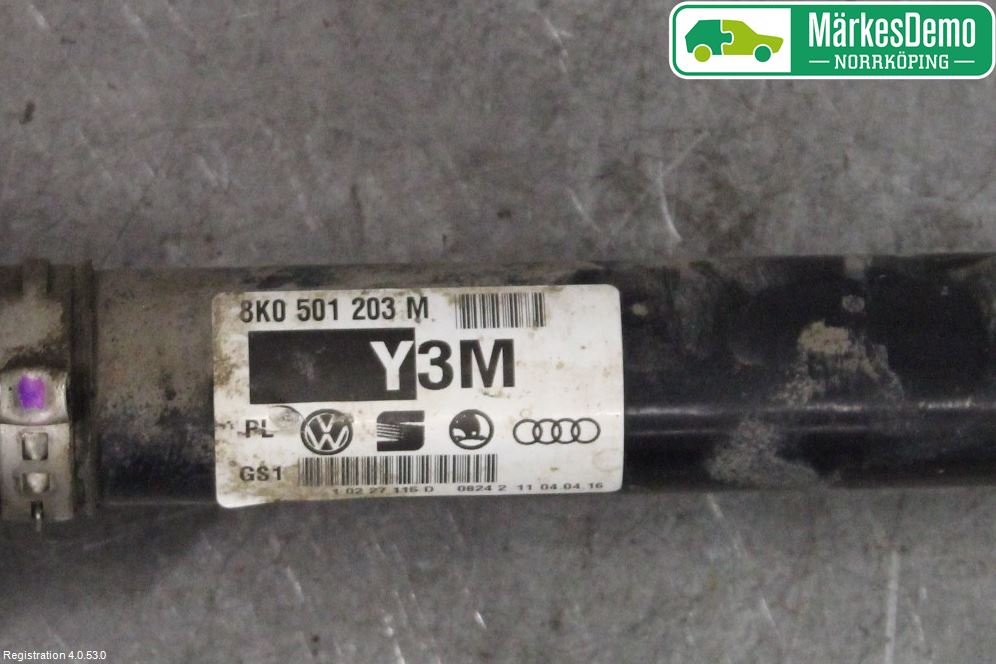 Audi A5 07-16 Drivaxel Bak Höger