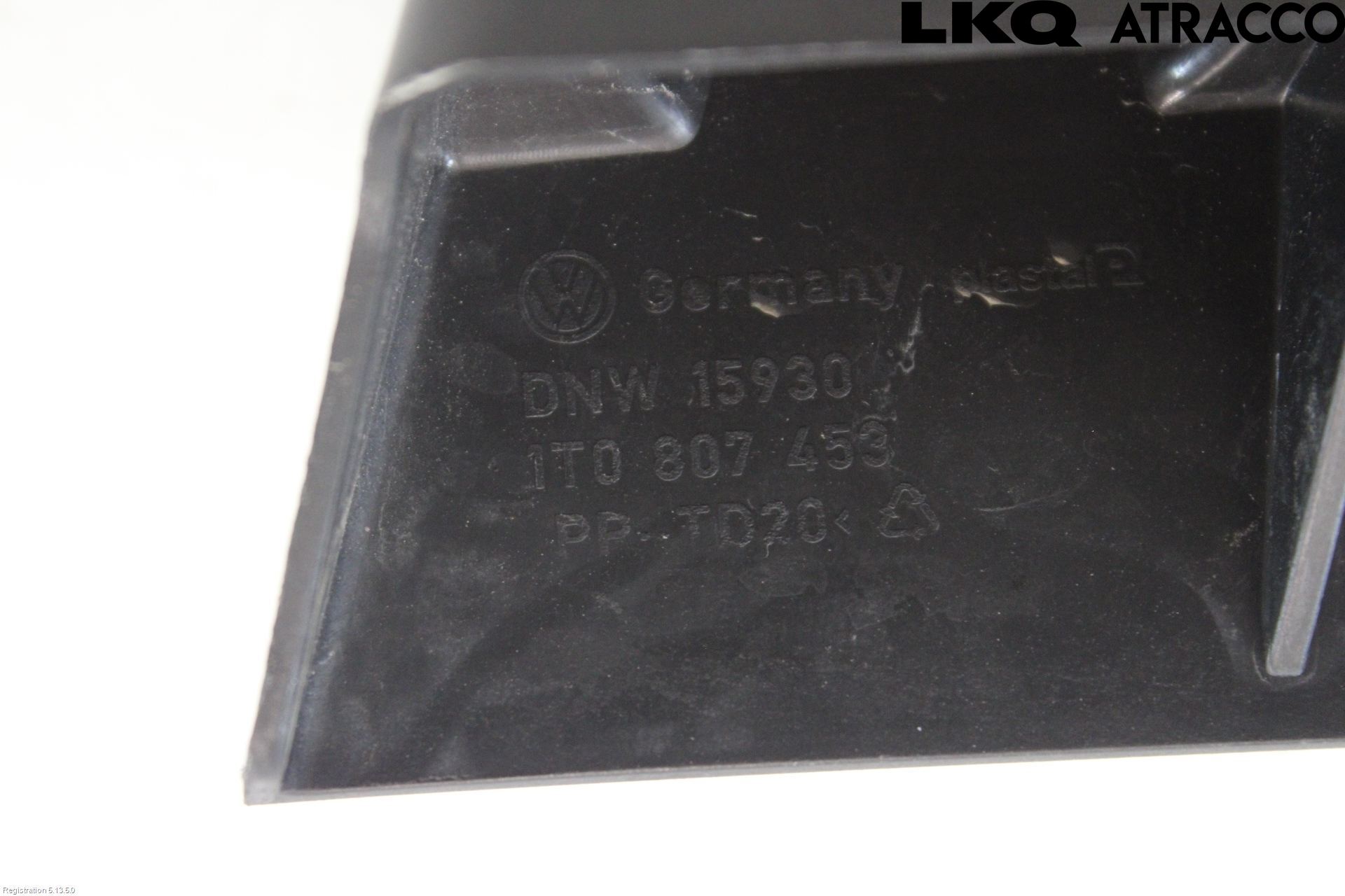Volkswagen VW TOURAN 10-15 Stötfångarfäste Bak Vä