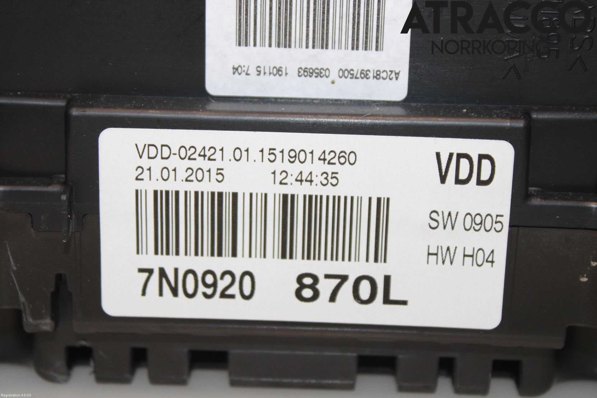 Volkswagen VW SHARAN 11- Instrument Komb