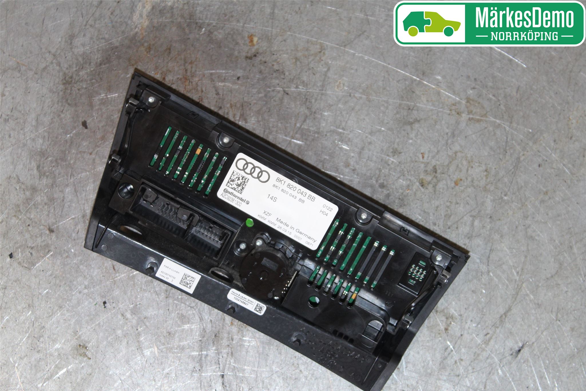 Audi A4 12-15 Värmereglage