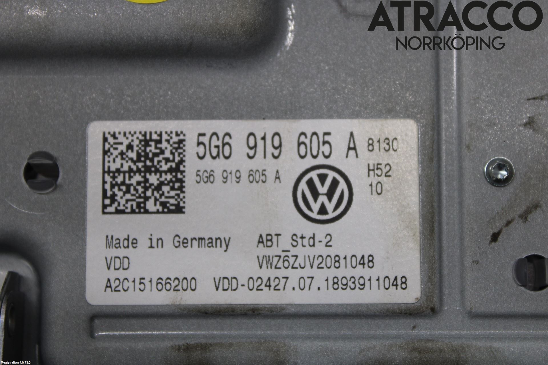 Volkswagen VW GOLF / E-GOLF VII 13-20 Multifunktionsdisplay