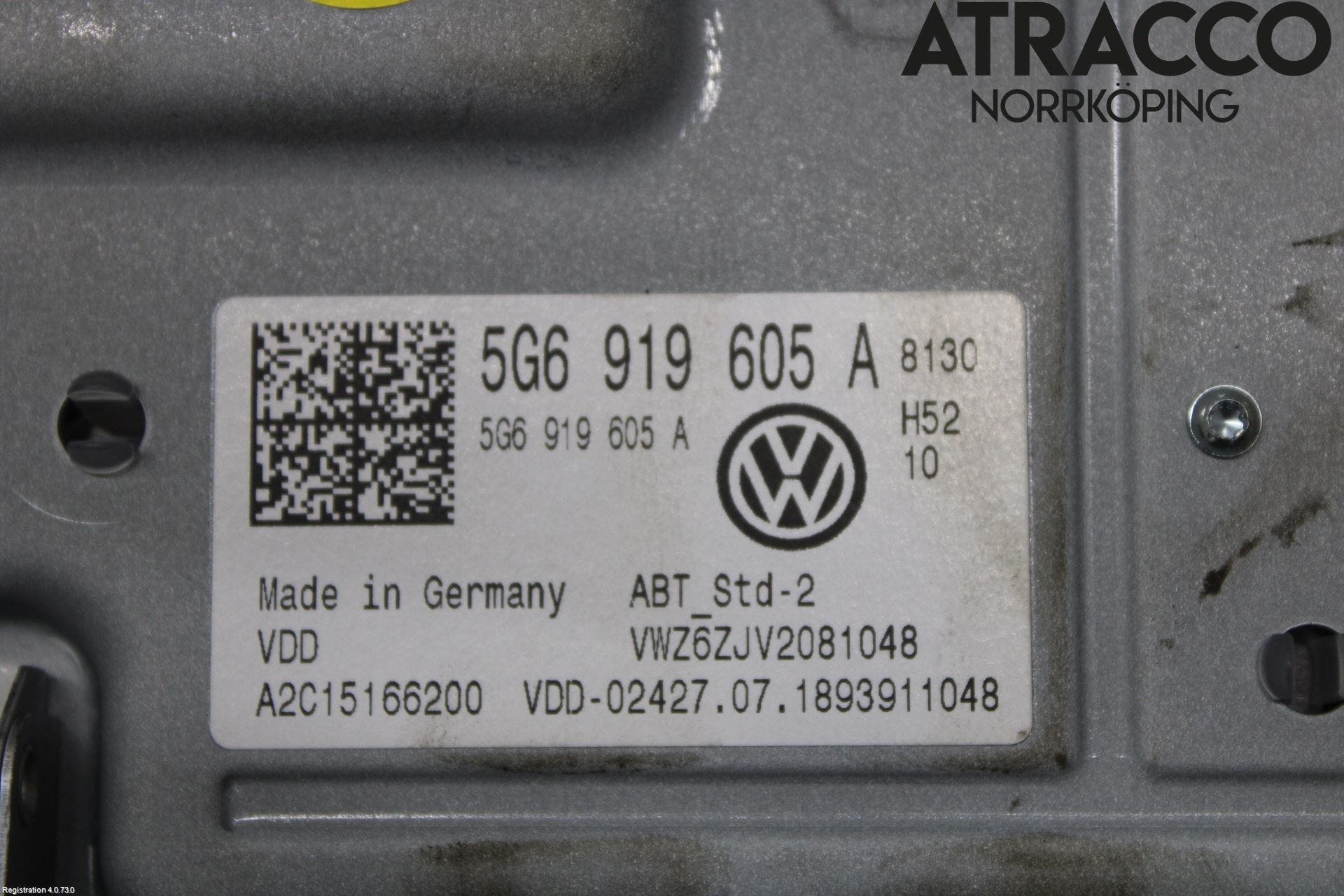 Volkswagen VW GOLF / E-GOLF VII 13-20 Multifunktionsdisplay