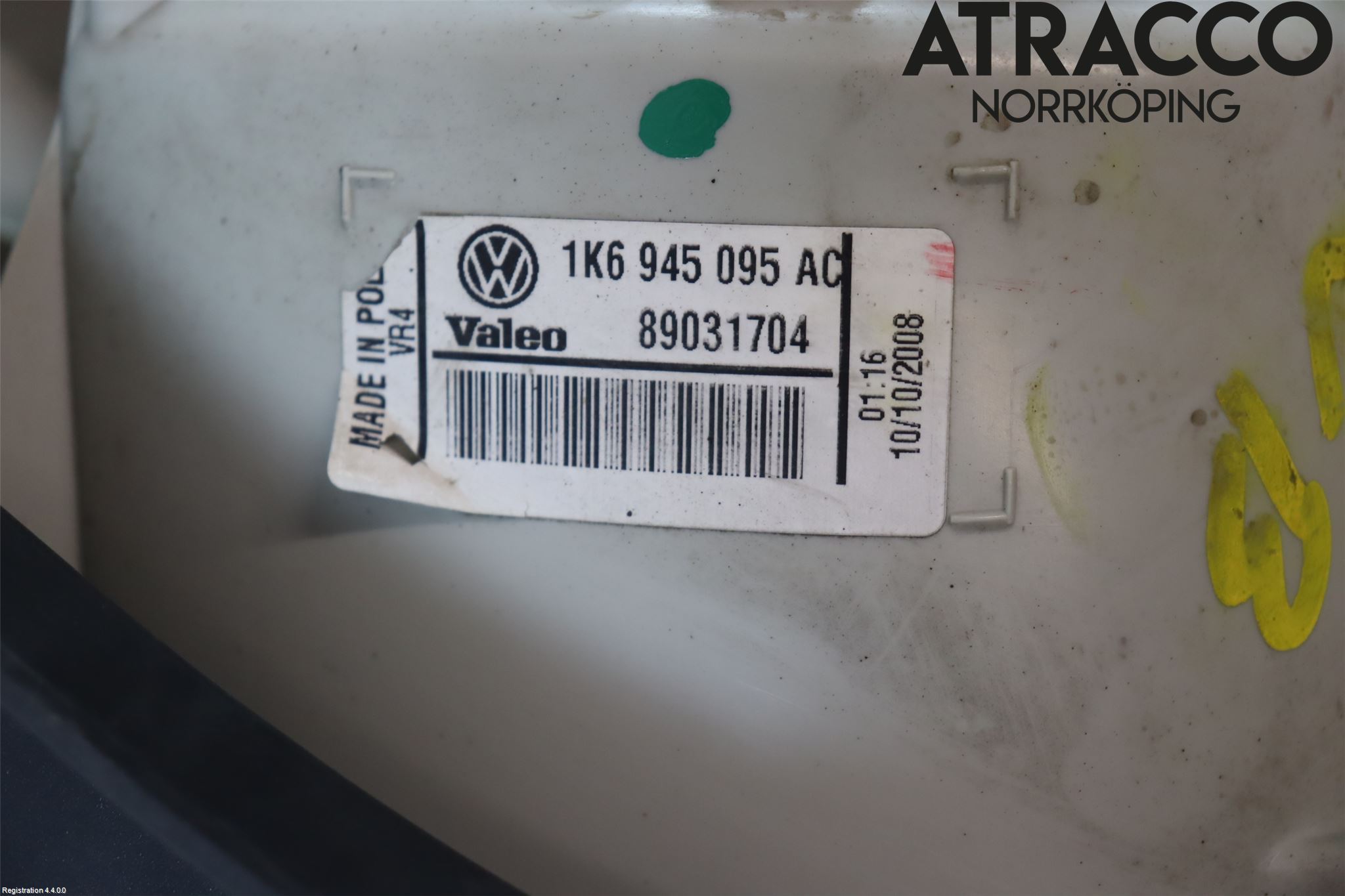 Volkswagen VW GOLF V 04-09 Bakljus Vänster