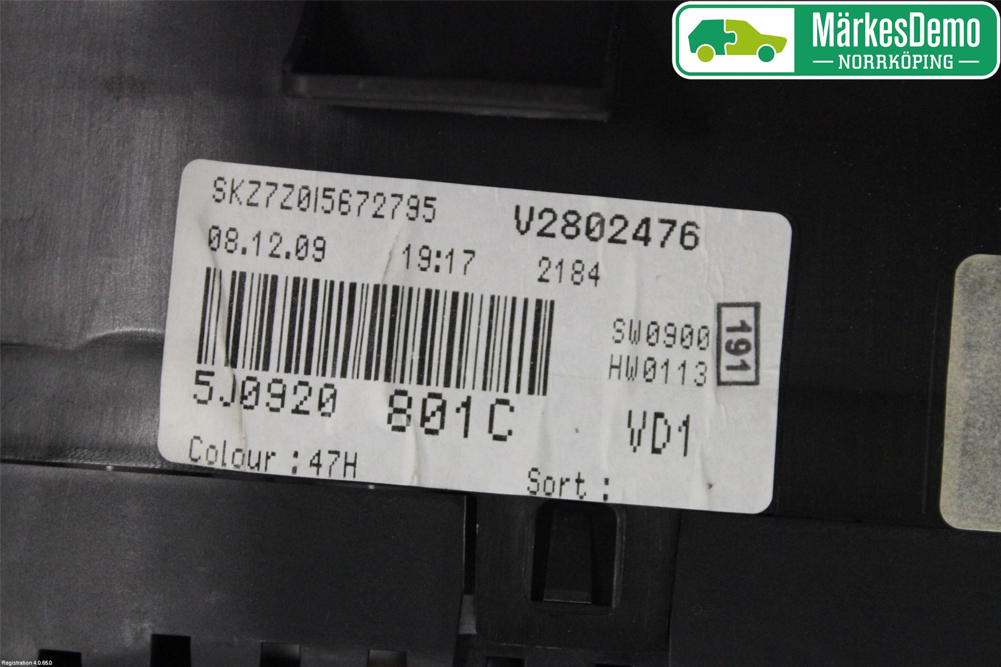 Skoda PRAKTIK Instrument Komb