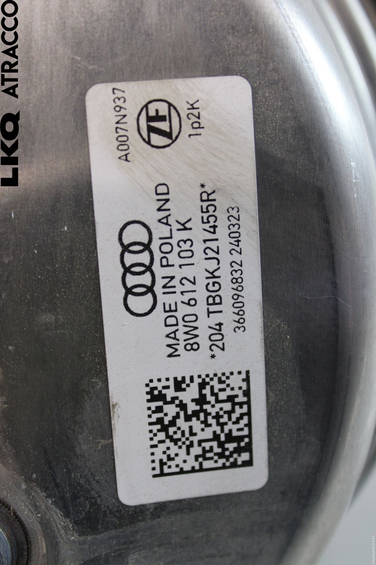 Audi A4/S4 B9 20- Bromsservo