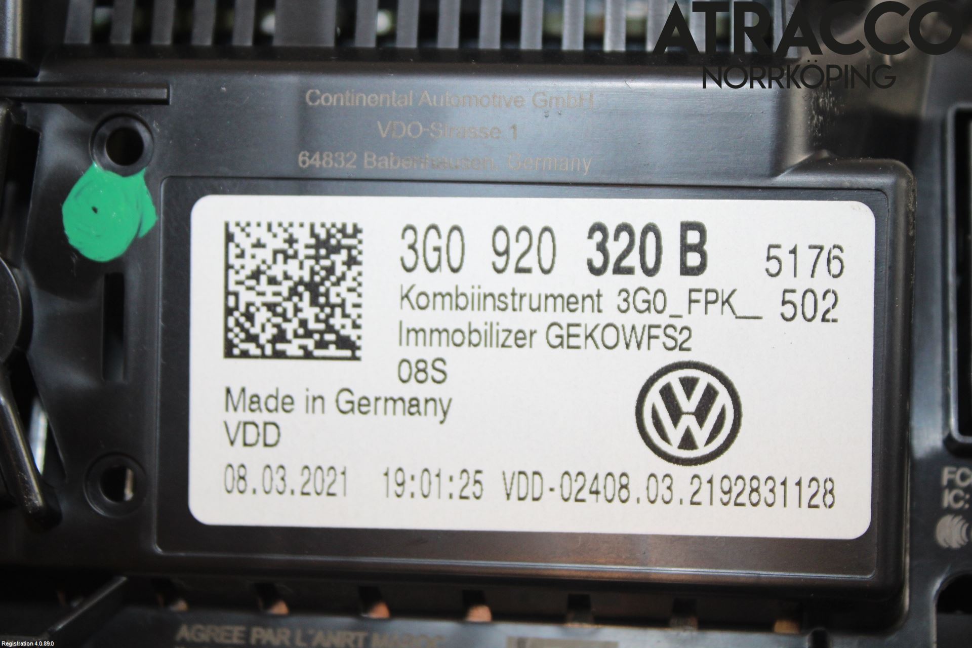 Volkswagen VW TIGUAN 16-24 Instrument Komb