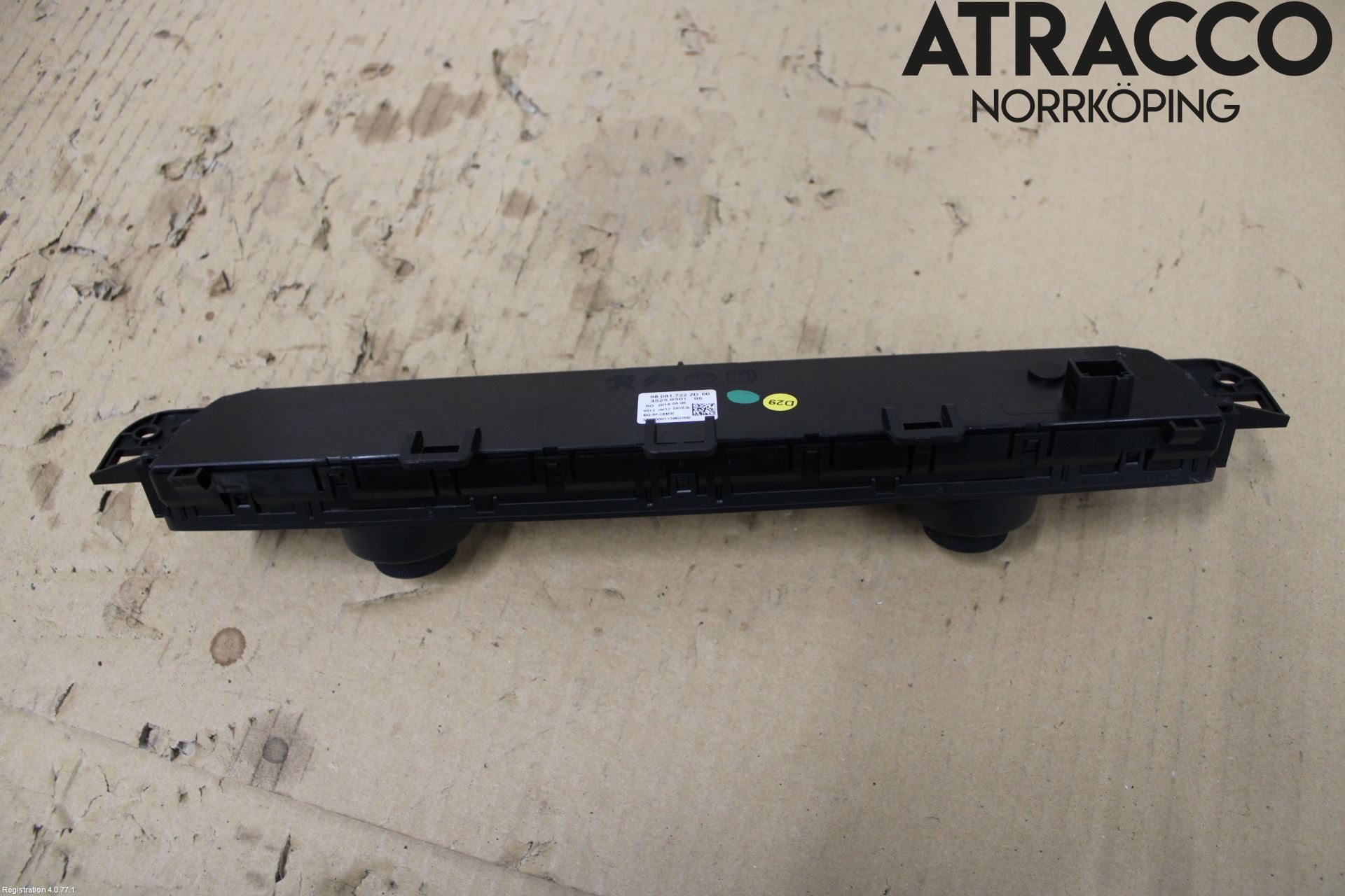 Toyota PROACE II 16- Värmereglage