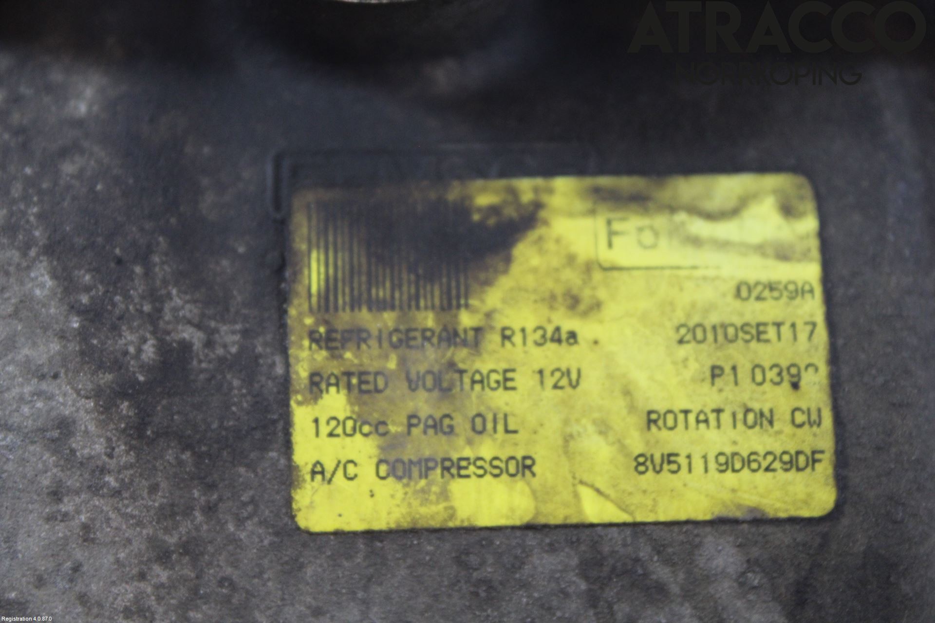 Ford FIESTA 09-12 Ac Kompressor