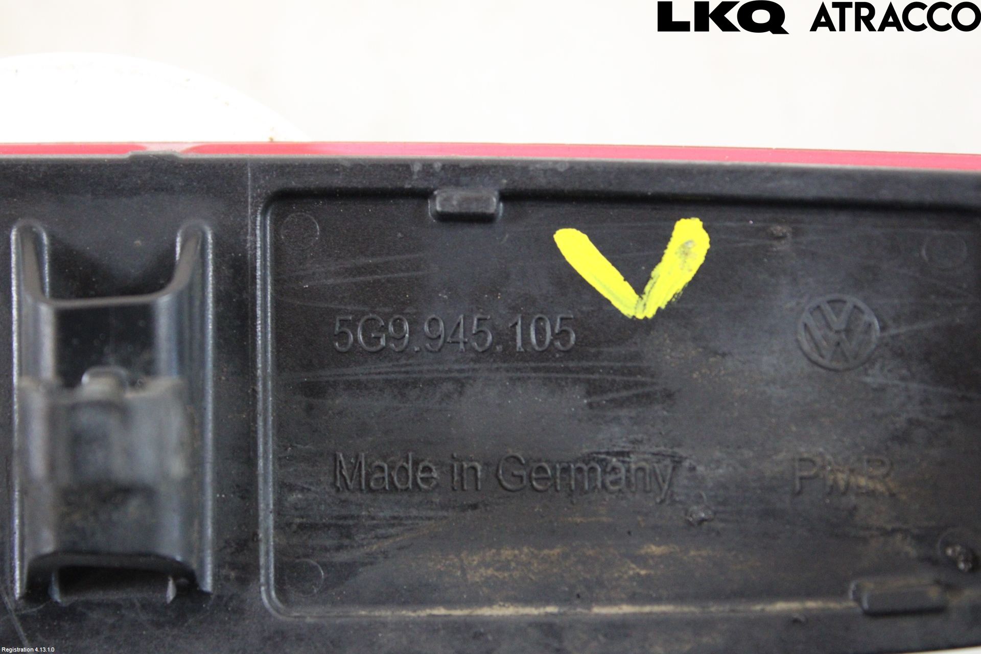Volkswagen VW GOLF / E-GOLF VII 13-20 Dimljus/Reflex Bak