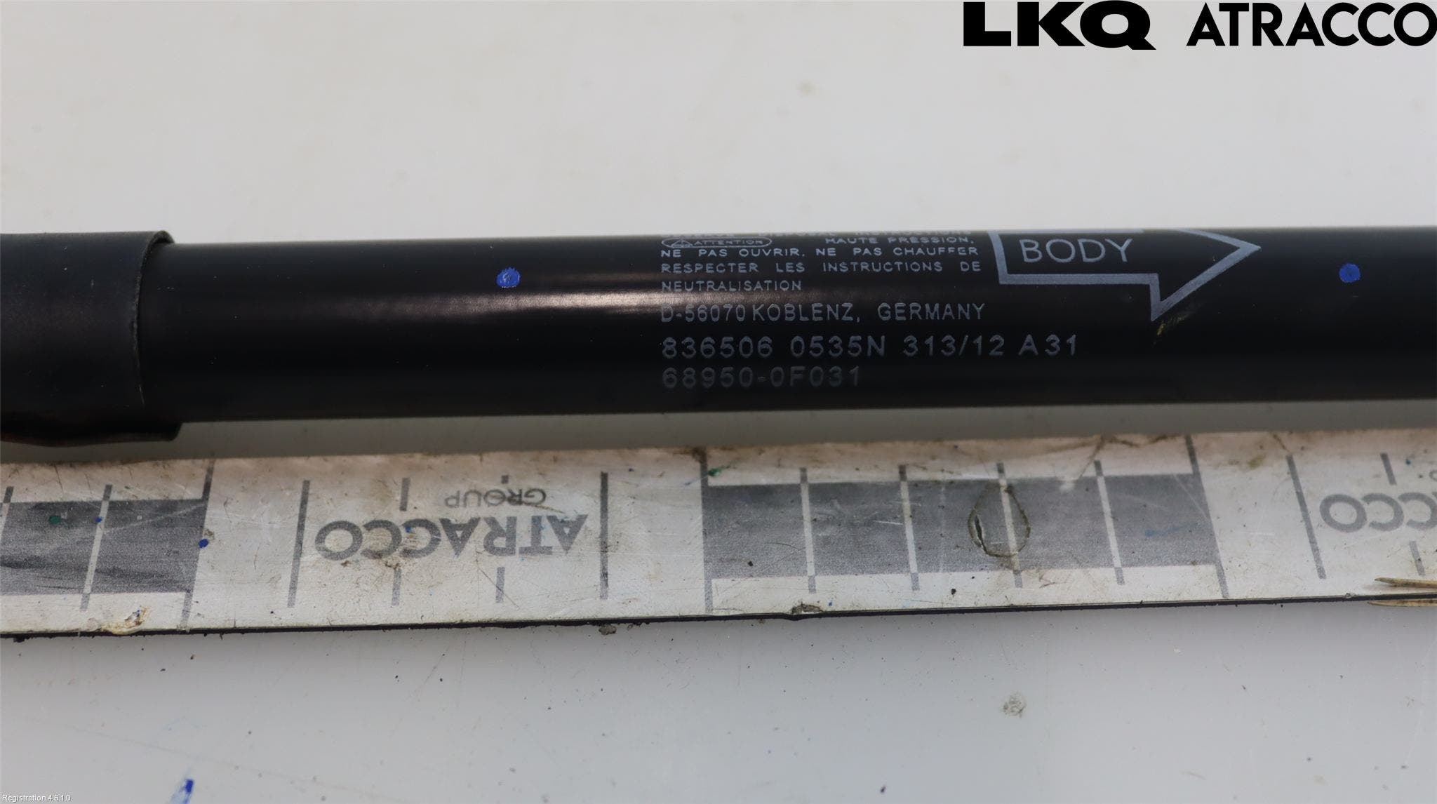 Toyota VERSO 09-18 Gasfjäder Baklucka