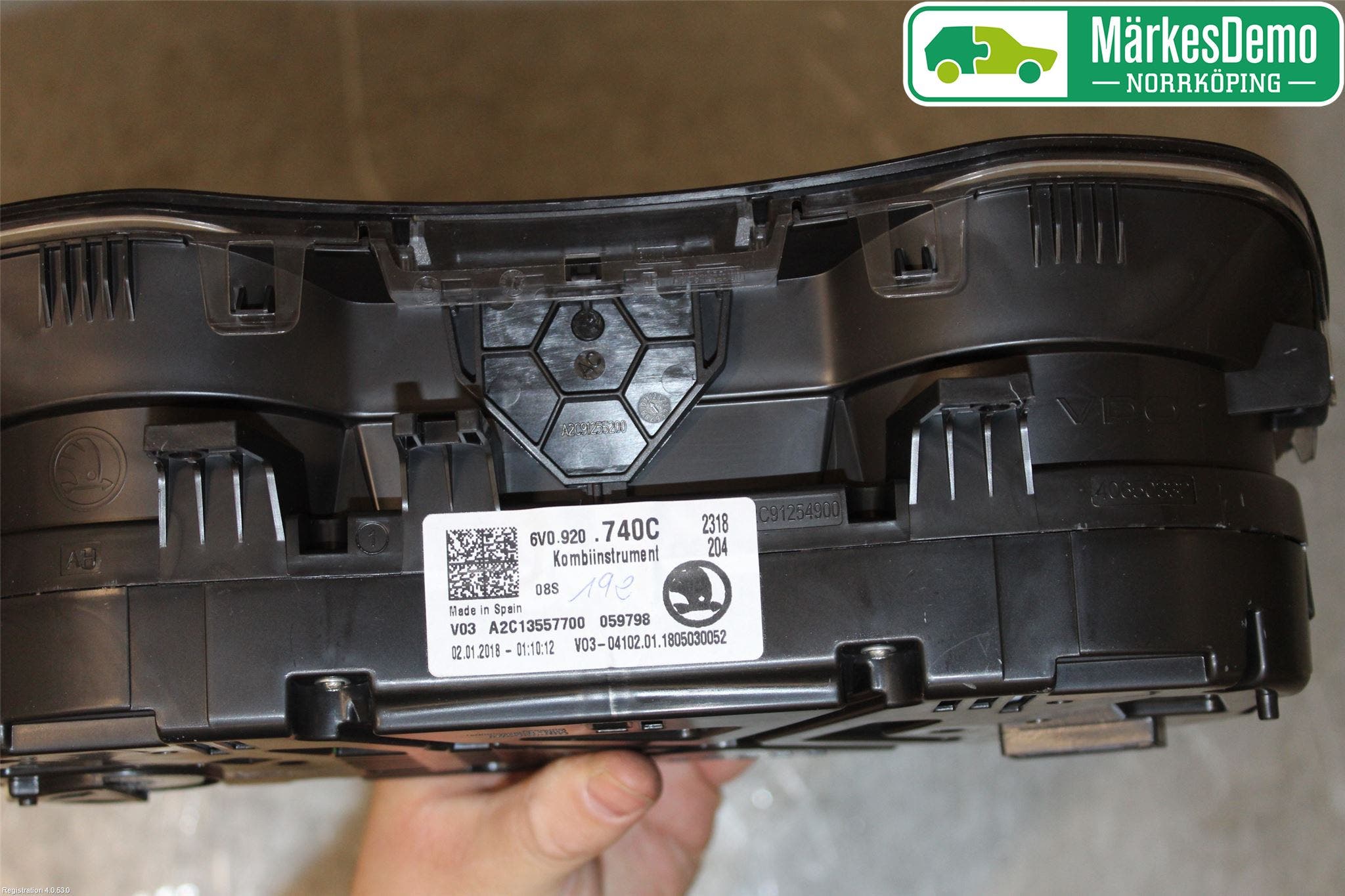 Skoda FABIA 15-21 Instrument Komb