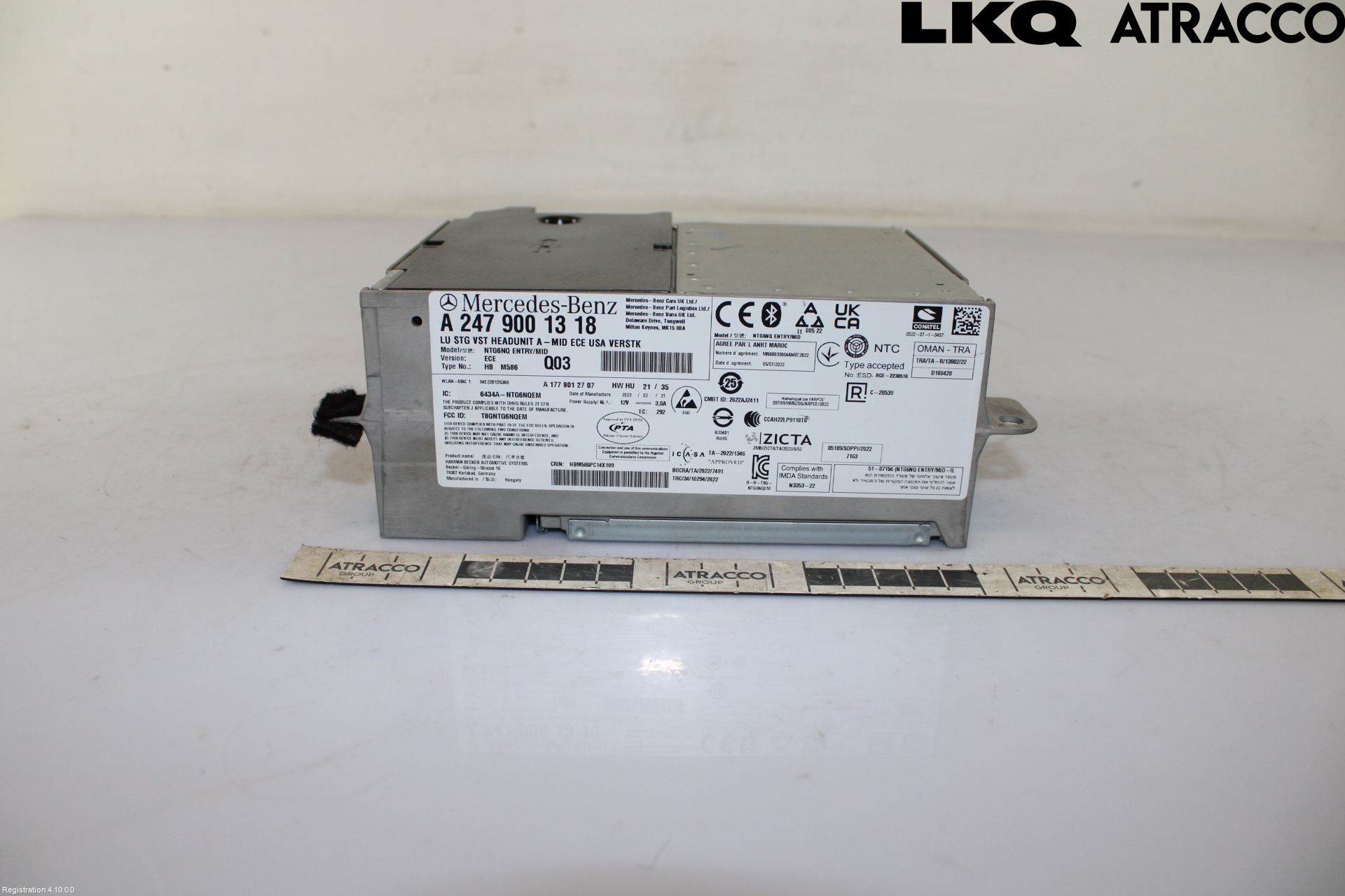 Mercedes-Benz MB EQA (H243) 21- Cd Radio - Multimediapanel