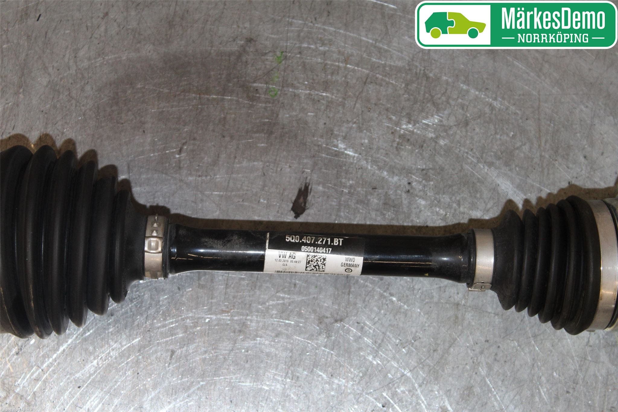 Volkswagen VW GOLF / E-GOLF VII 13-20 Drivaxel Fram Vänster