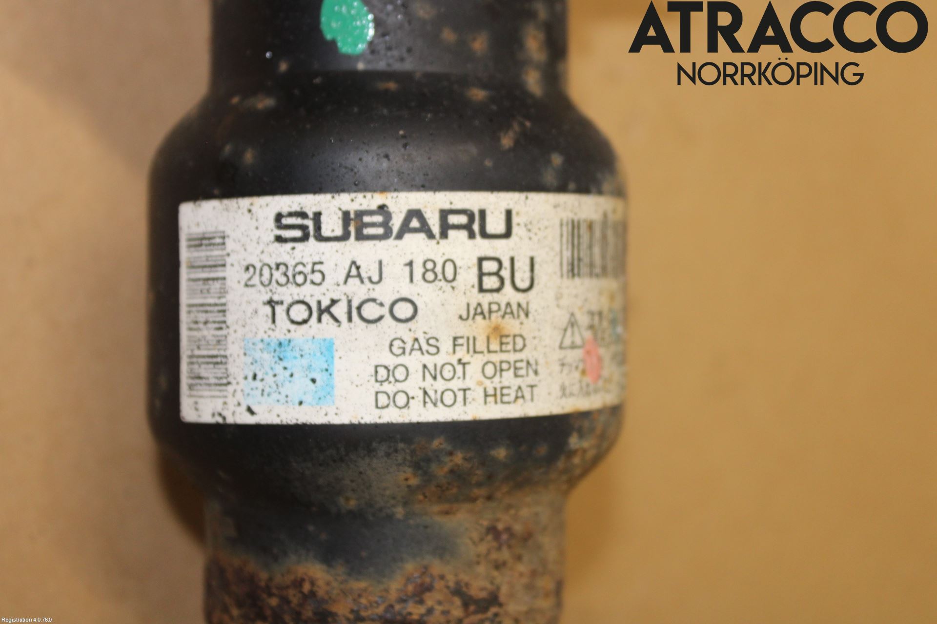 Subaru OUTBACK 10-15 Fjäderben Bak Vänster