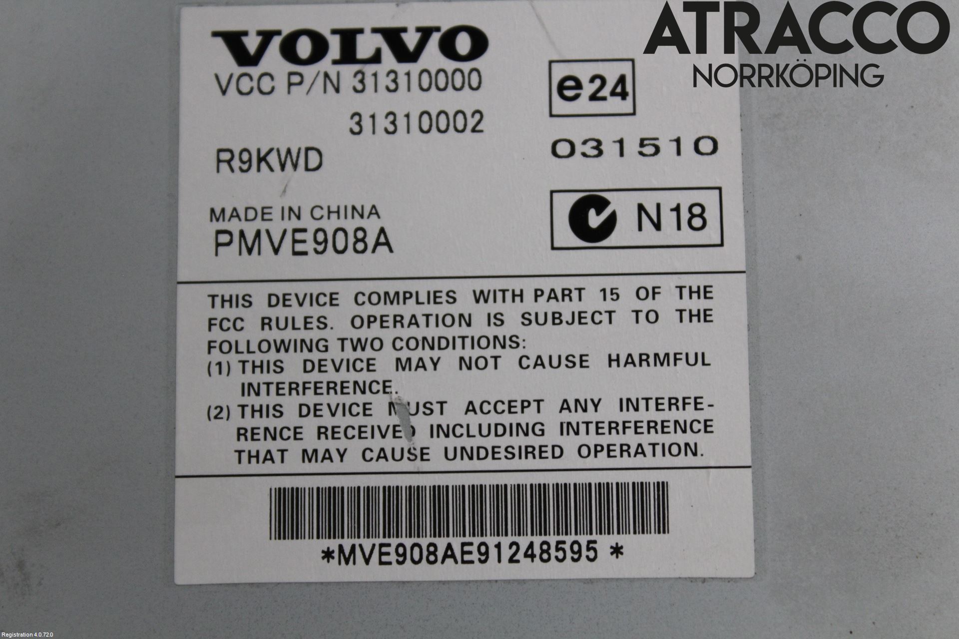 Volvo V50 08-12 Radio-Stereo Förstärkare
