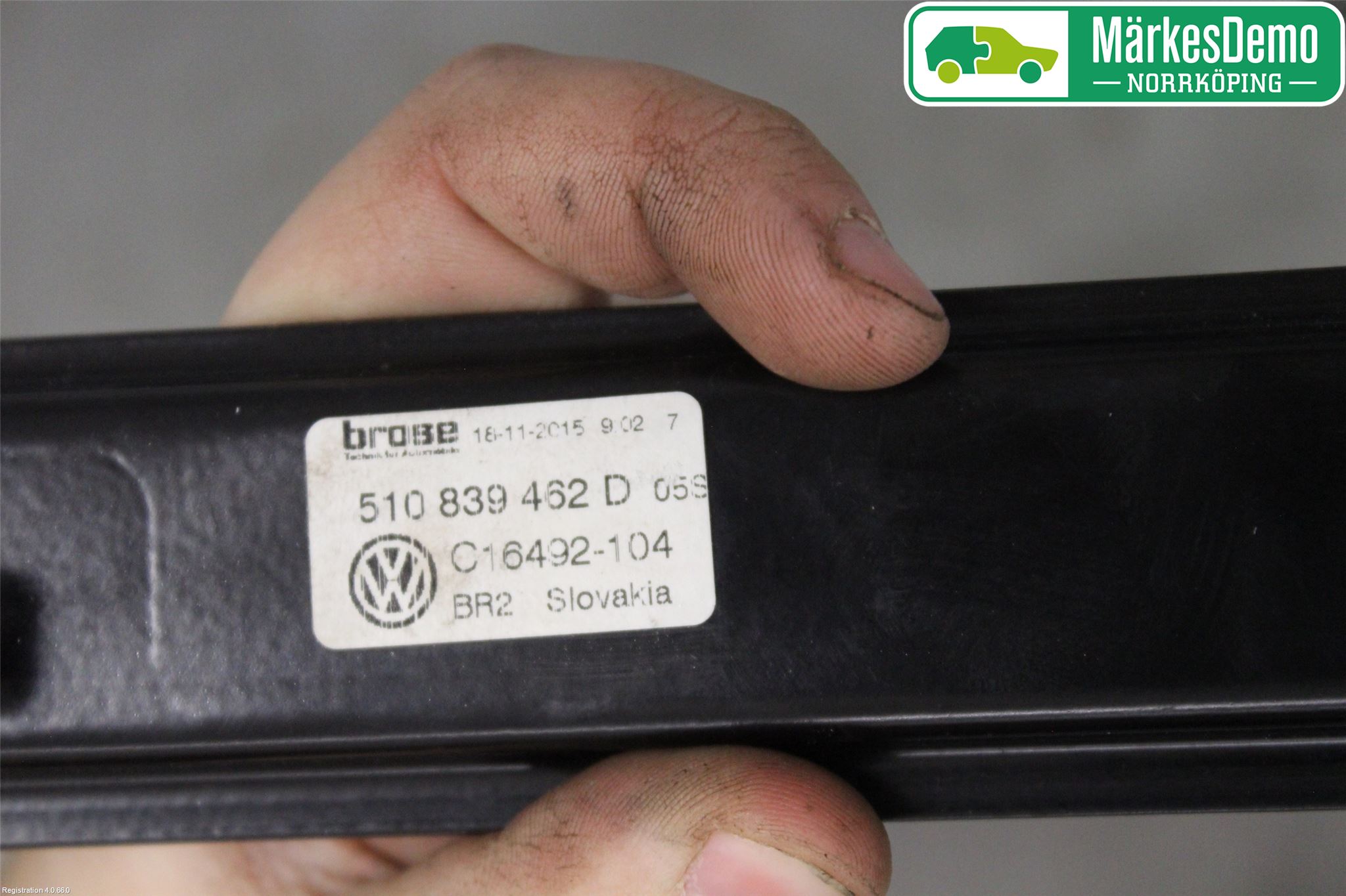 Volkswagen VW GOLF SPORTSVAN 15-20 Fönsterhiss El Kompl