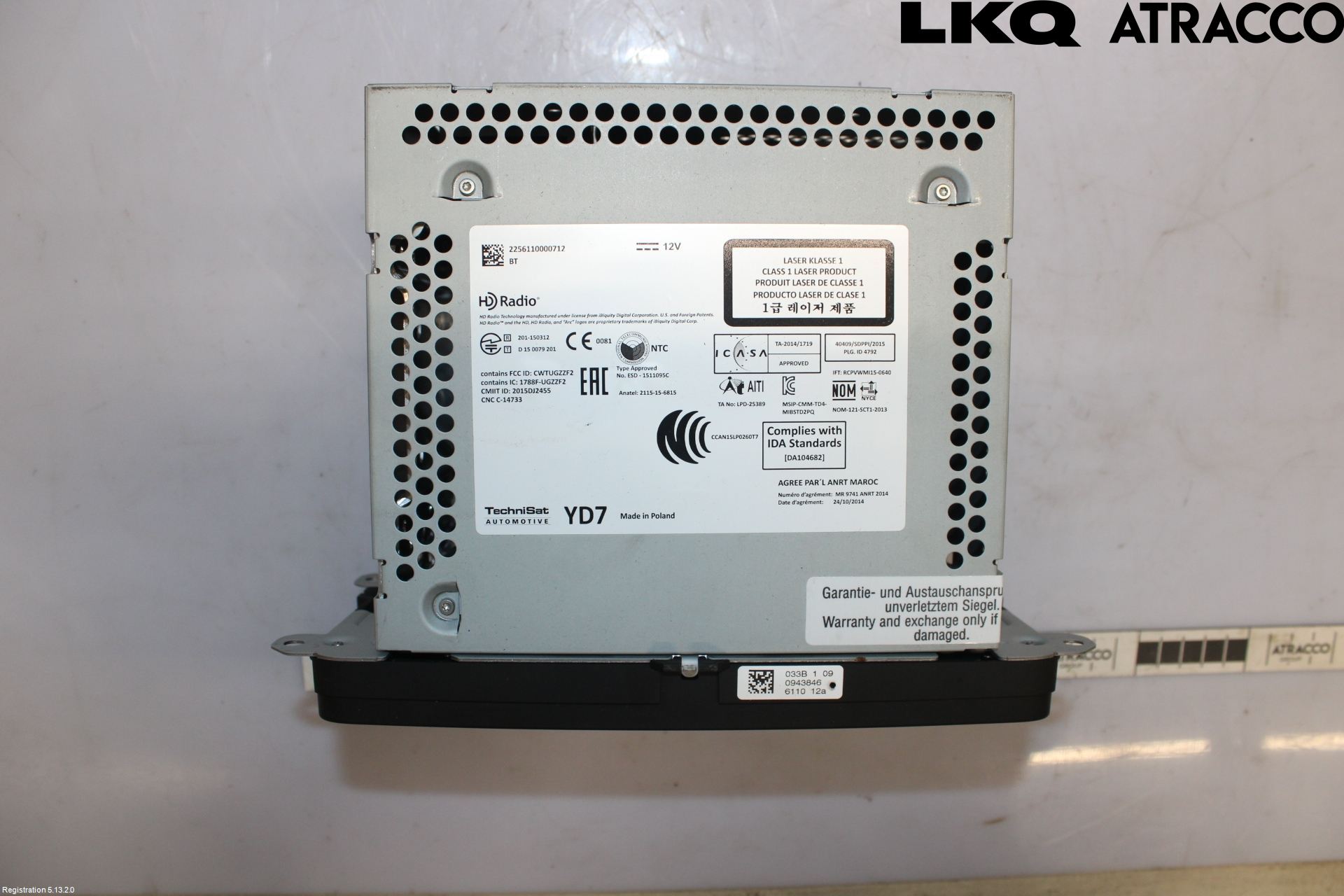Volkswagen VW AMAROK 2H 10-22 Cd Radio - Multimediapanel