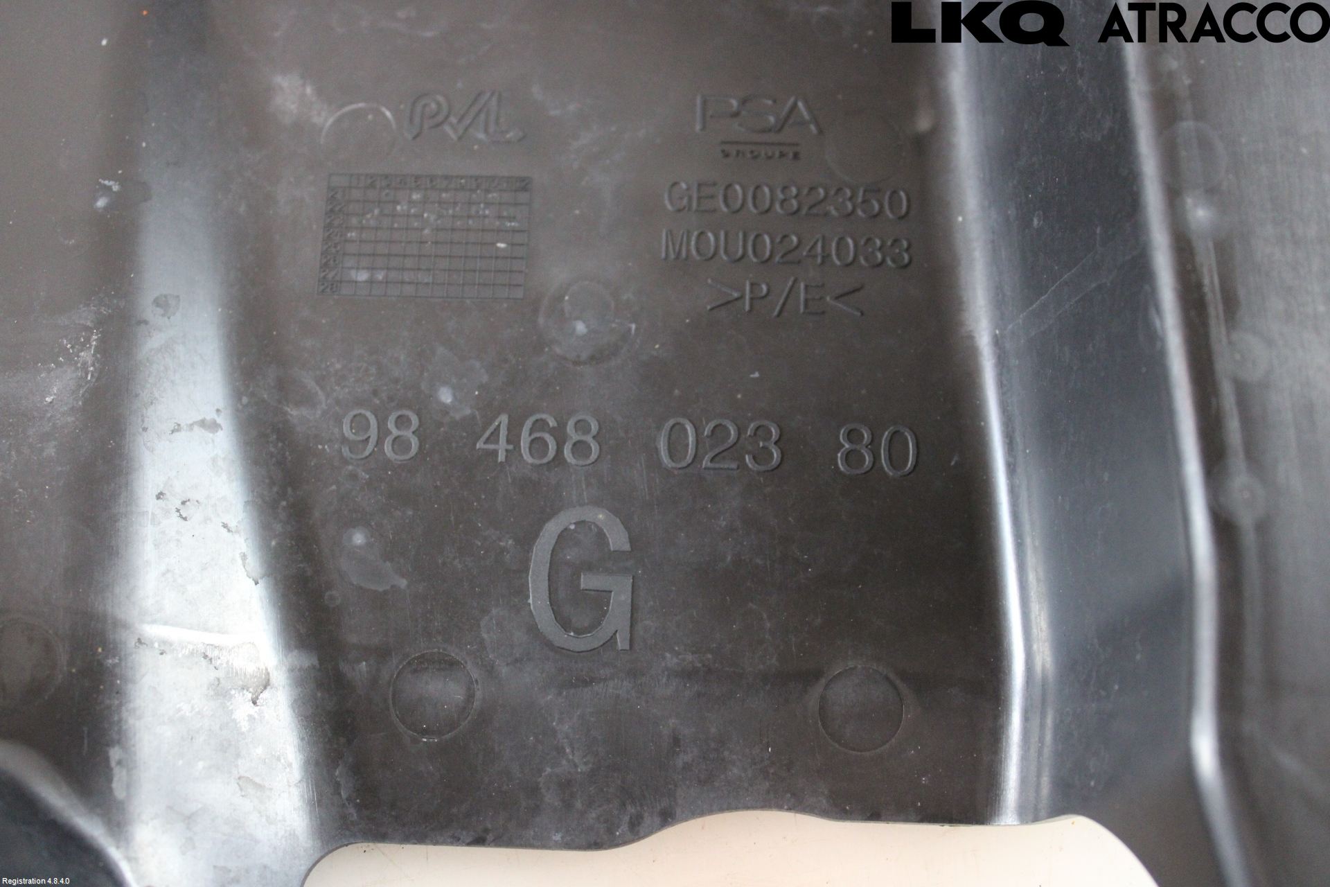 Opel ASTRA L 22- Hasplåt Plåt-Plast