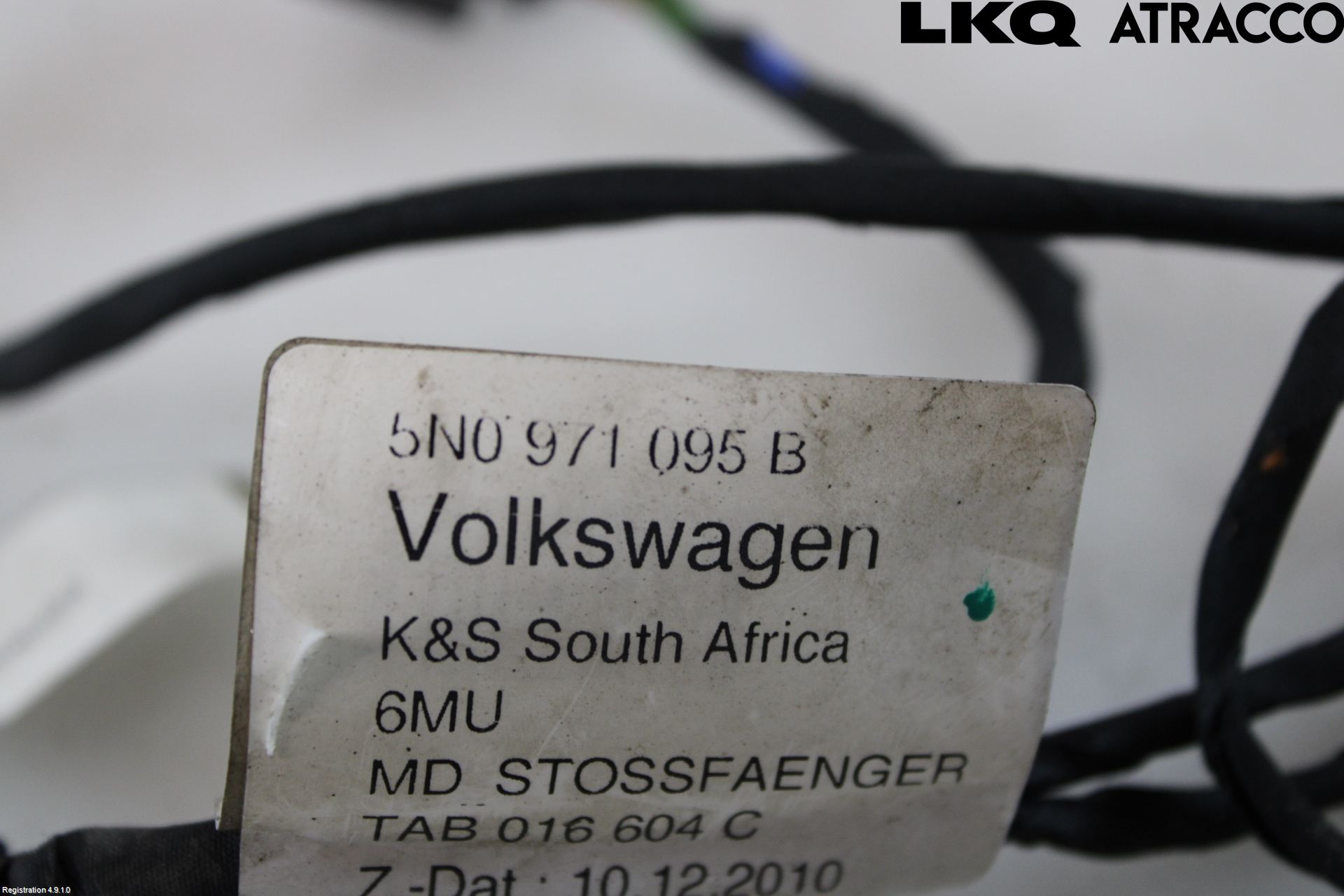 Volkswagen VW TIGUAN 07-16 Kabelhärva