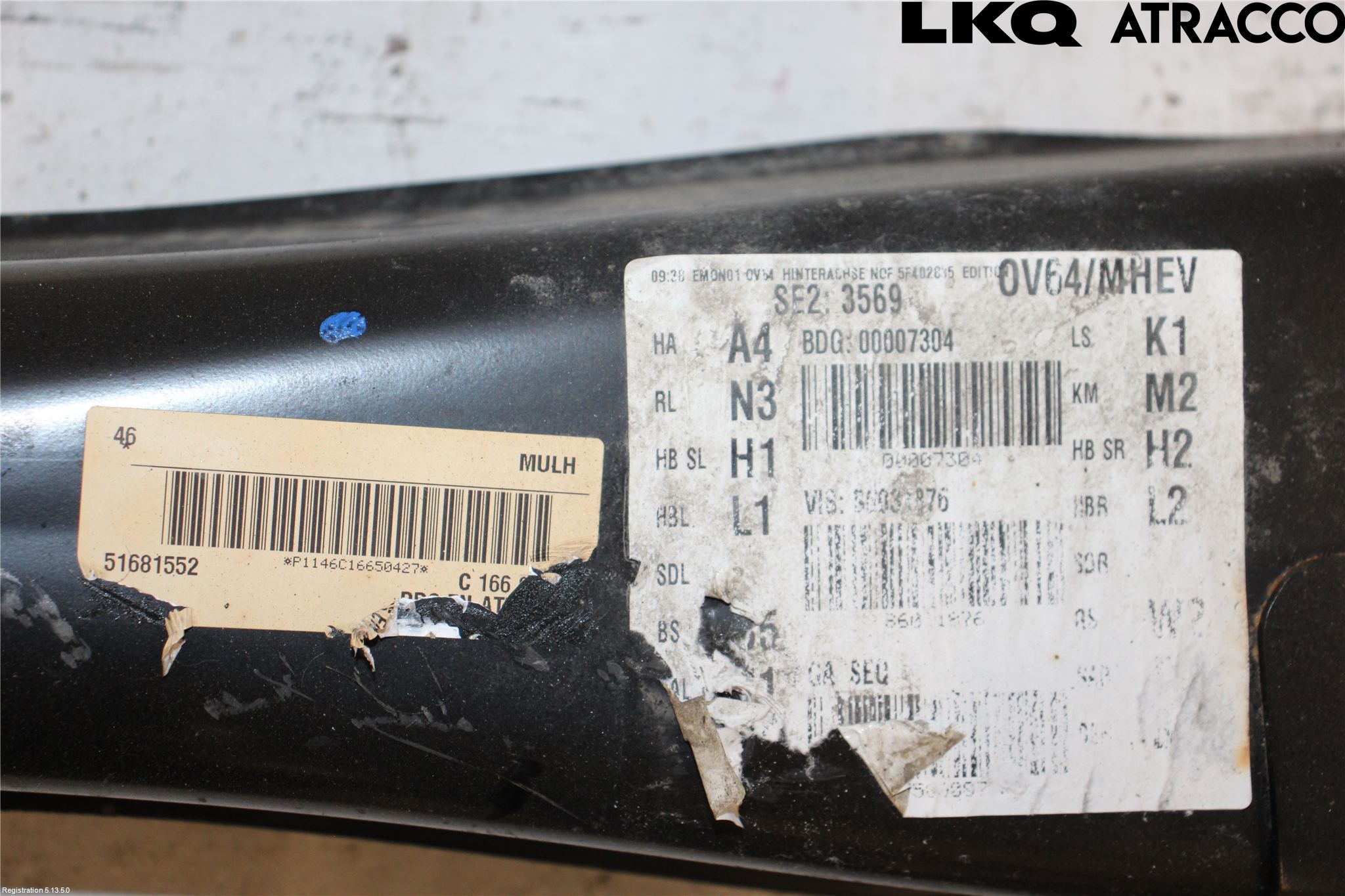 Opel GRANDLAND X 18- Bakaxel