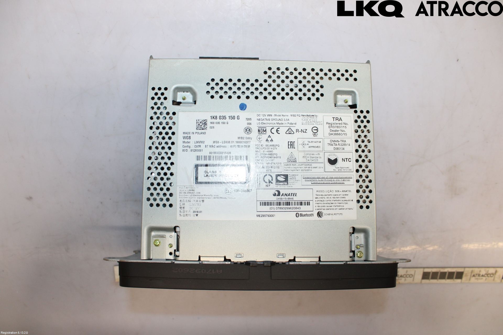 Volkswagen VW CADDY 16-20 Cd Radio - Multimediapanel
