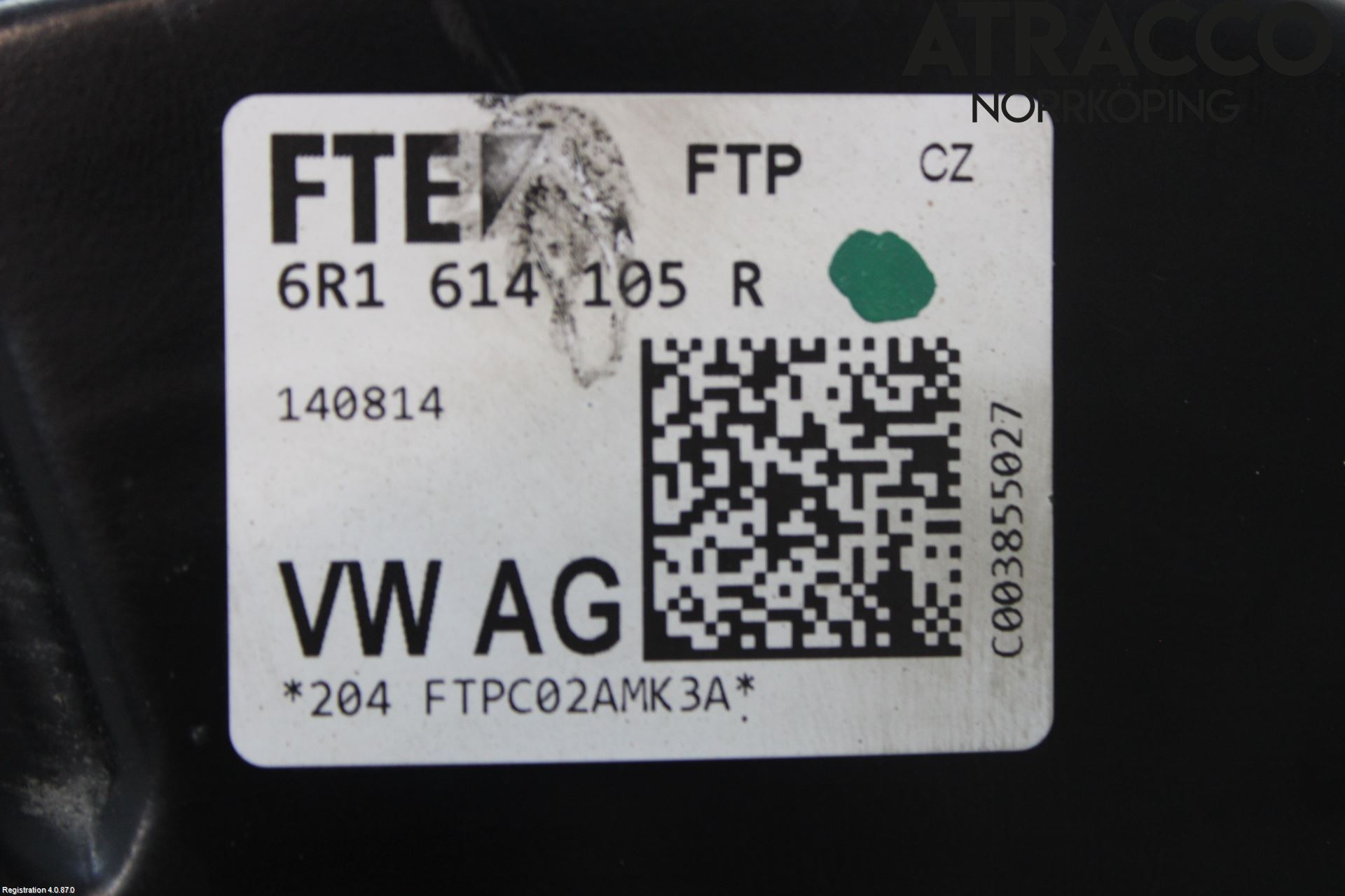 Volkswagen VW POLO 10-17 Bromsservo