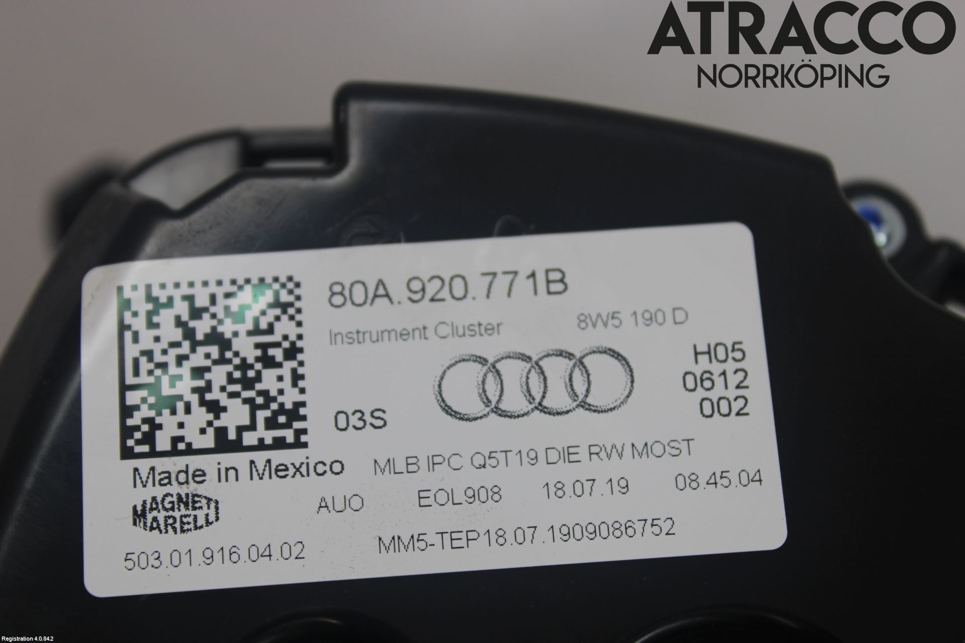 Audi Q5/SQ5 17- Instrument Komb