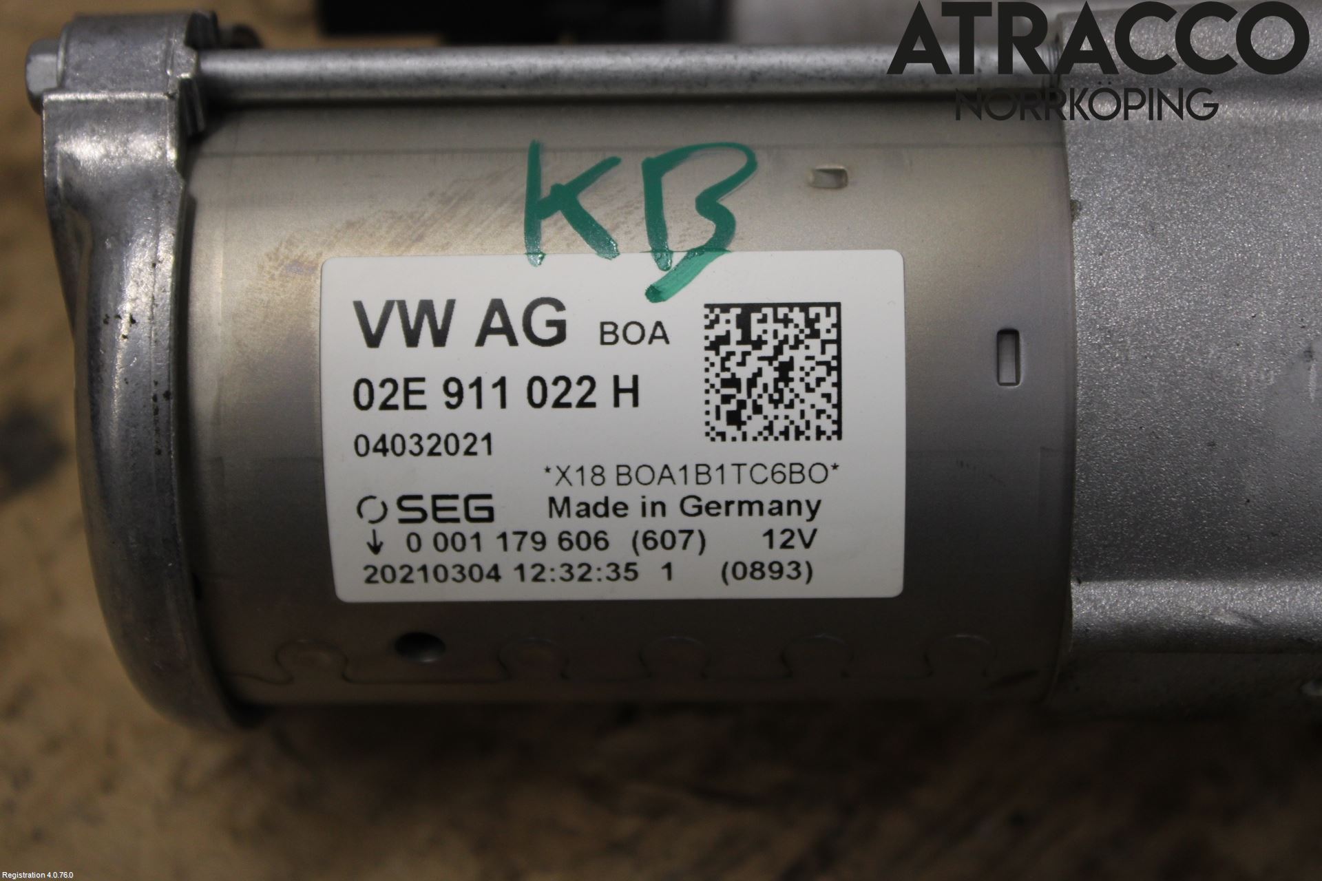 Volkswagen VW TIGUAN 16-24 Startmotor