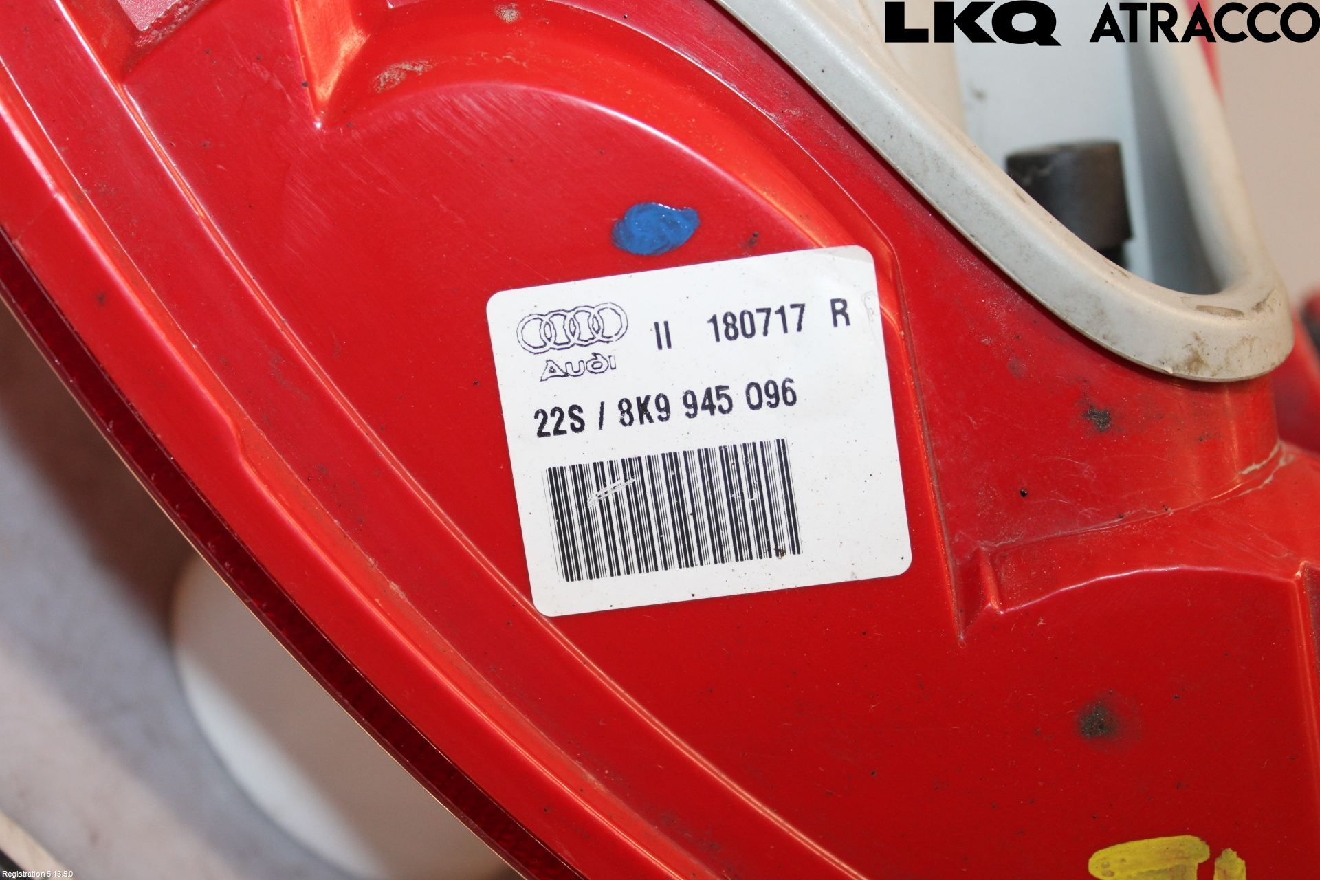 Audi A4/S4 08-11 Bakljus Höger