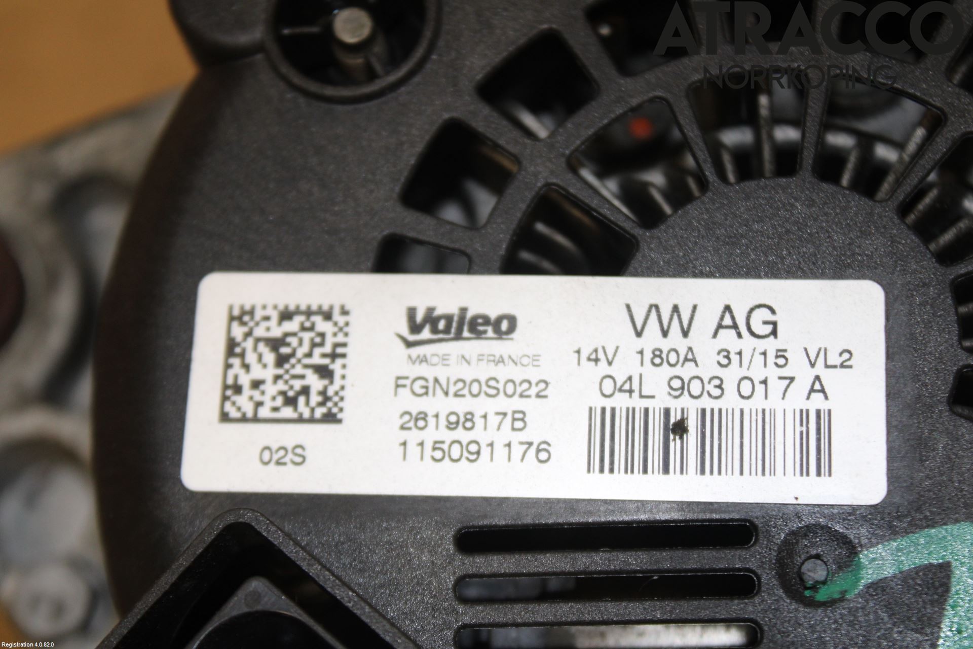 Audi A4 12-15 Generator