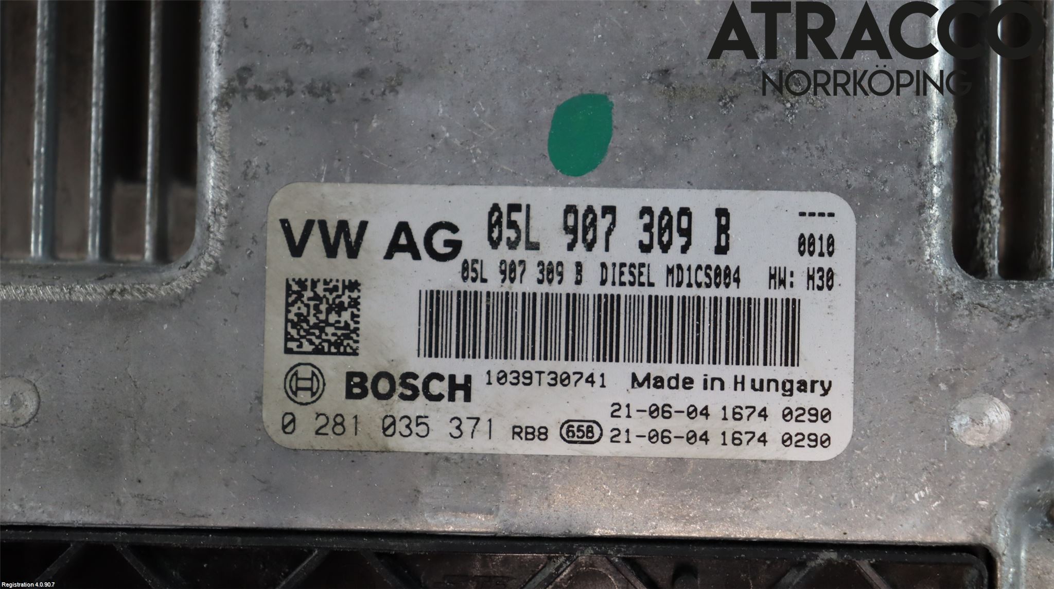 Volkswagen VW PASSAT 20-24 Styrenhet Inspump Diesel
