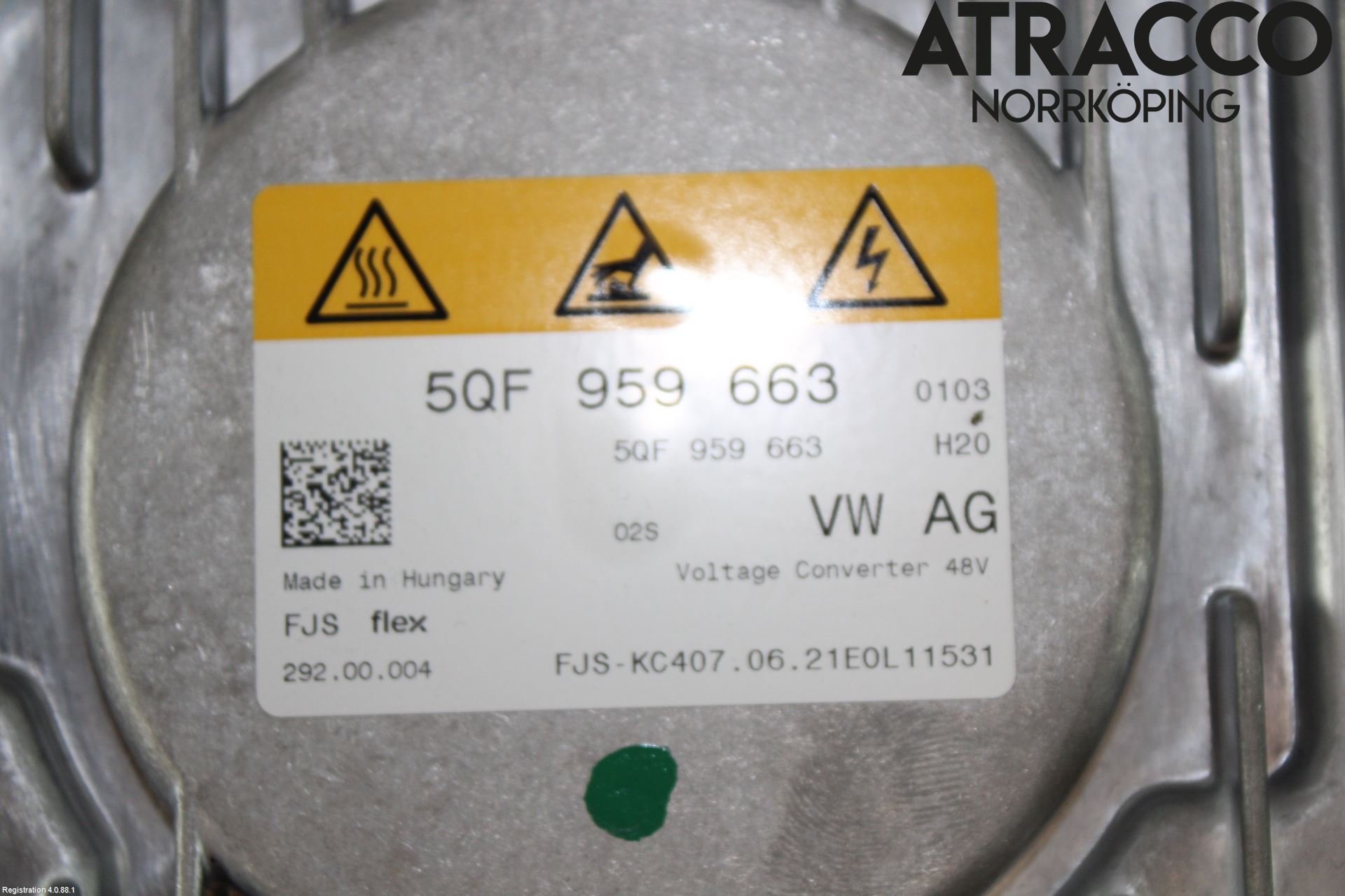 Audi Q3 F3 19- Dc-Cd Omvandlare Hybrid