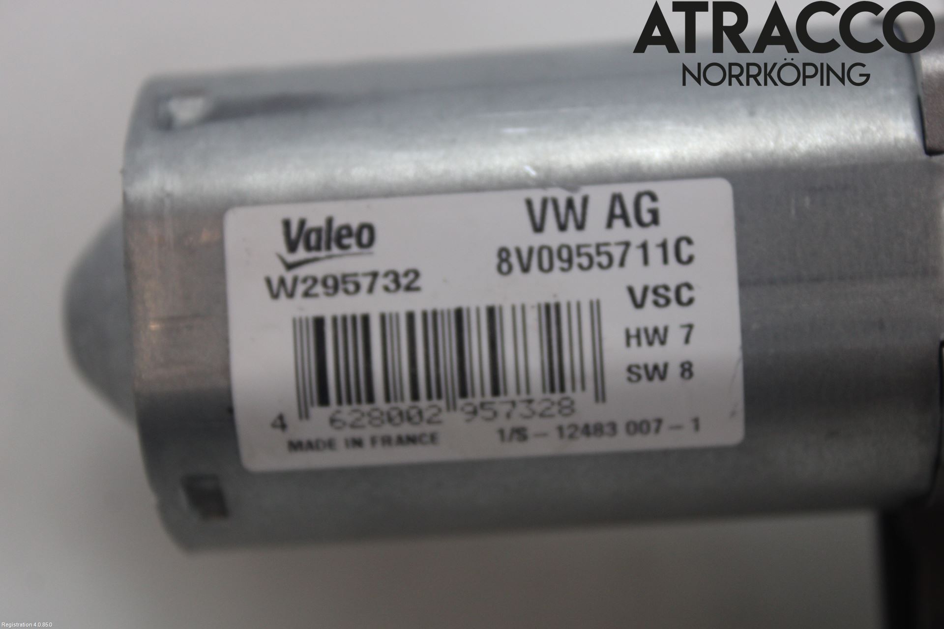 Audi A3/S3 8Y 21- Torkarmotor Baklucka