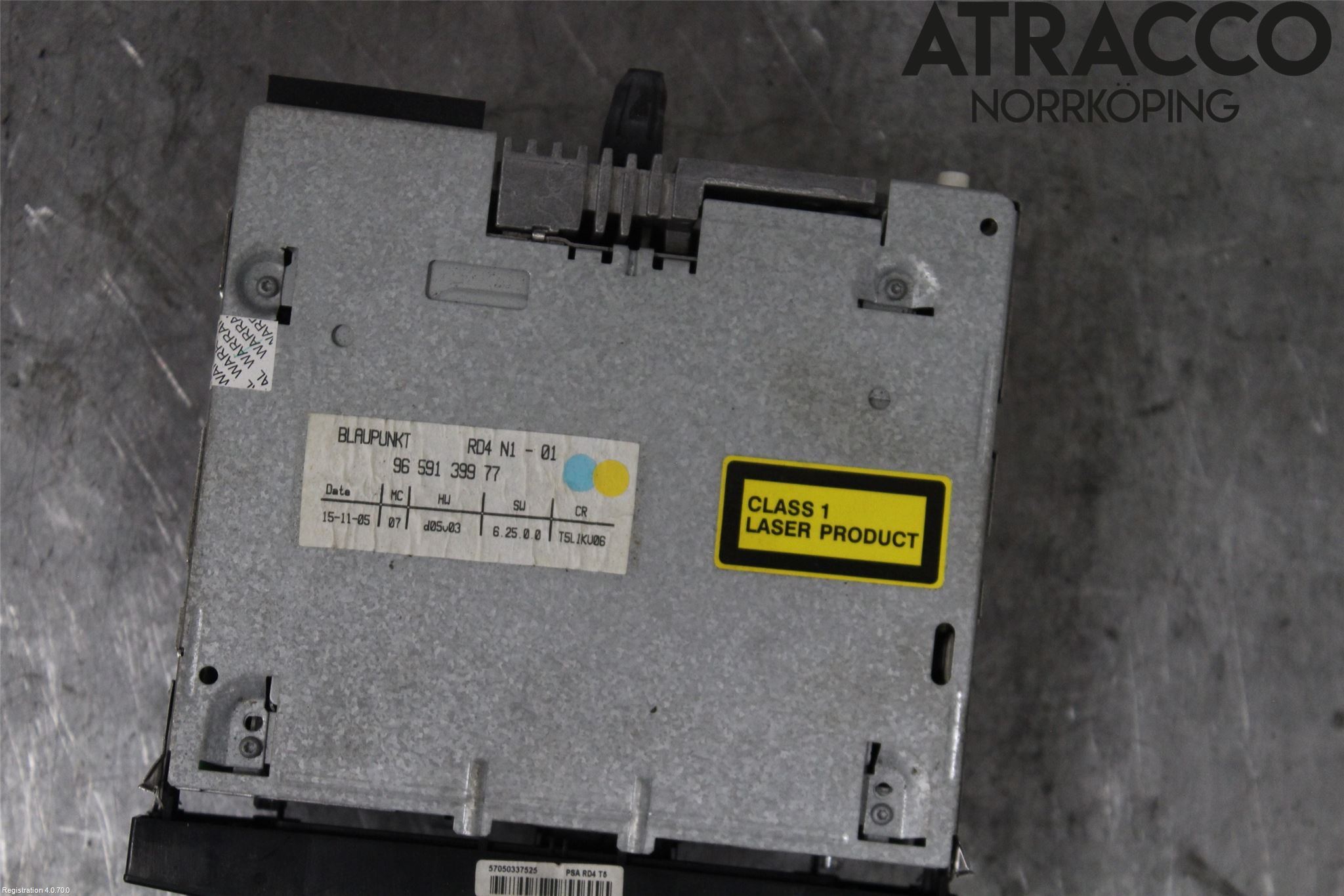 Peugeot 307     05-08 Cd Radio - Multimediapanel
