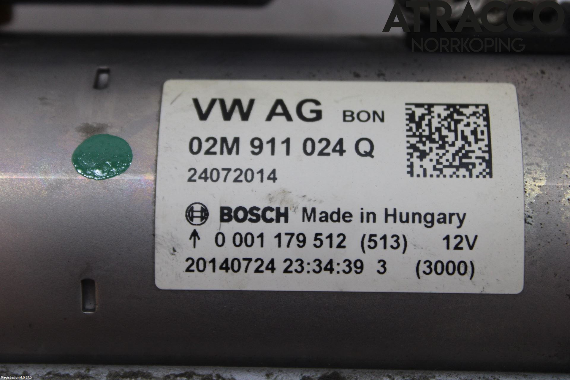 Volkswagen VW POLO 10-17 Startmotor