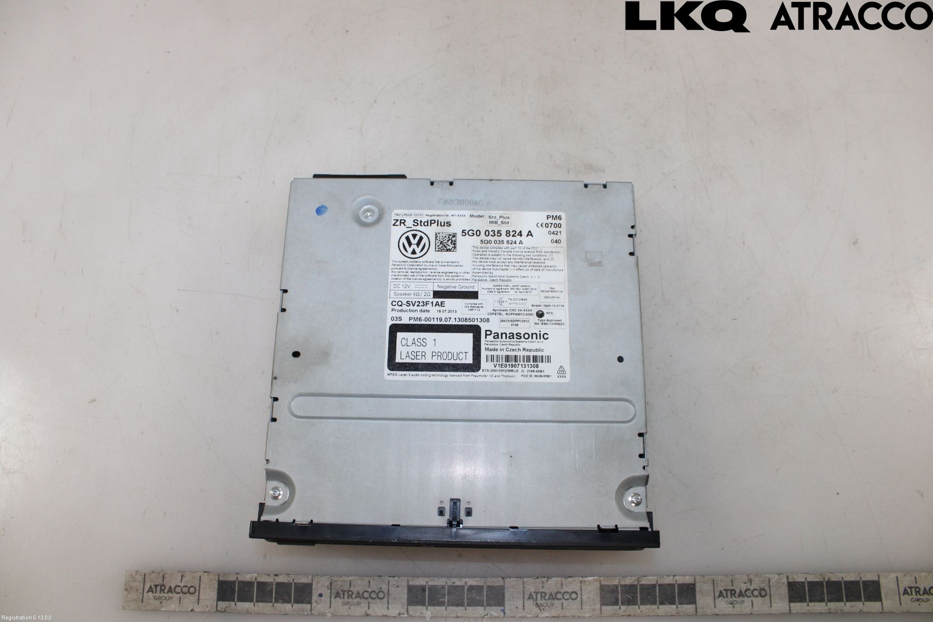 Volkswagen VW GOLF / E-GOLF VII 13-20 Cd Radio - Multimediapanel