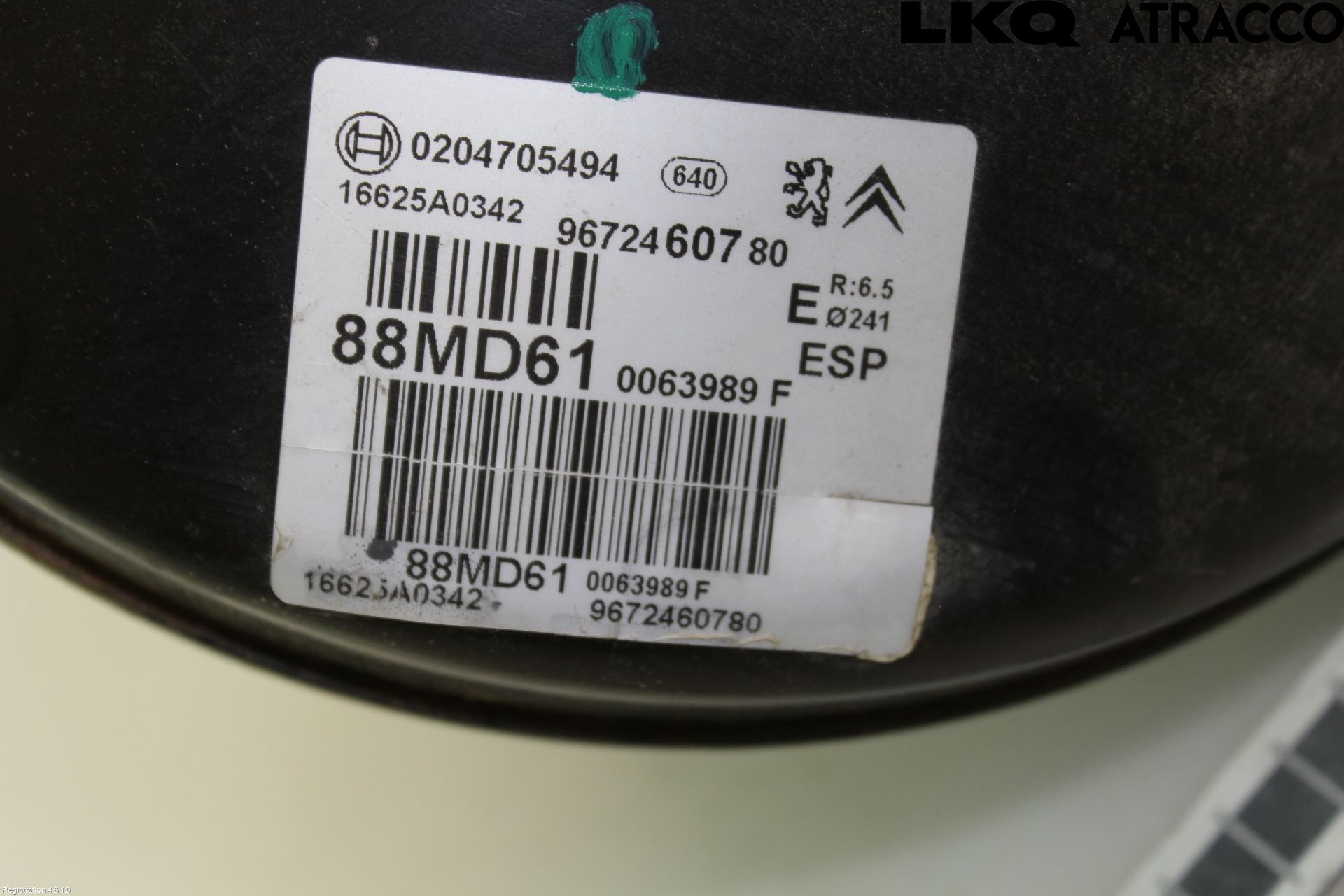 Citroen C3 10-17 Bromsservo