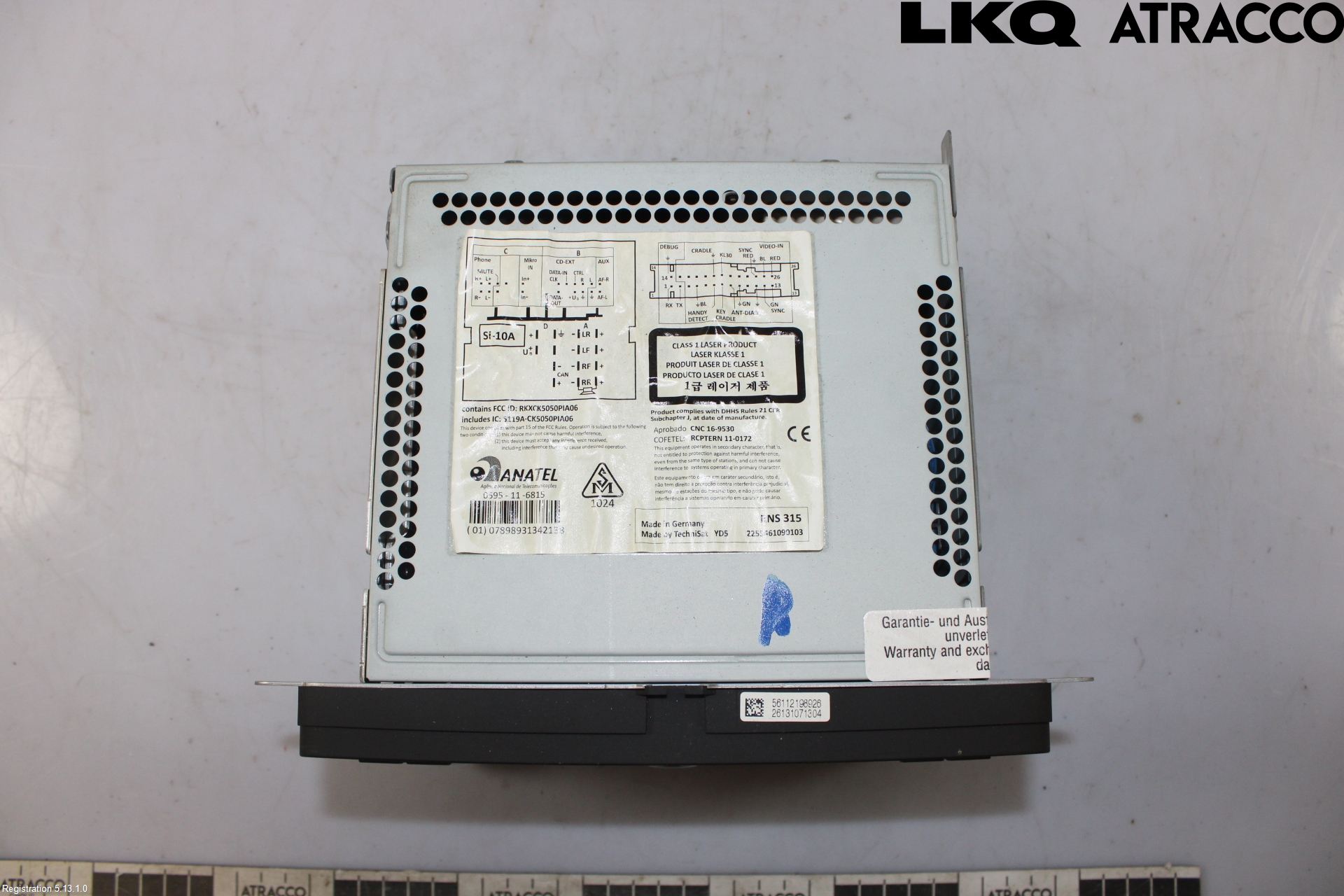 Volkswagen VW AMAROK 2H 10-22 Cd Radio - Multimediapanel