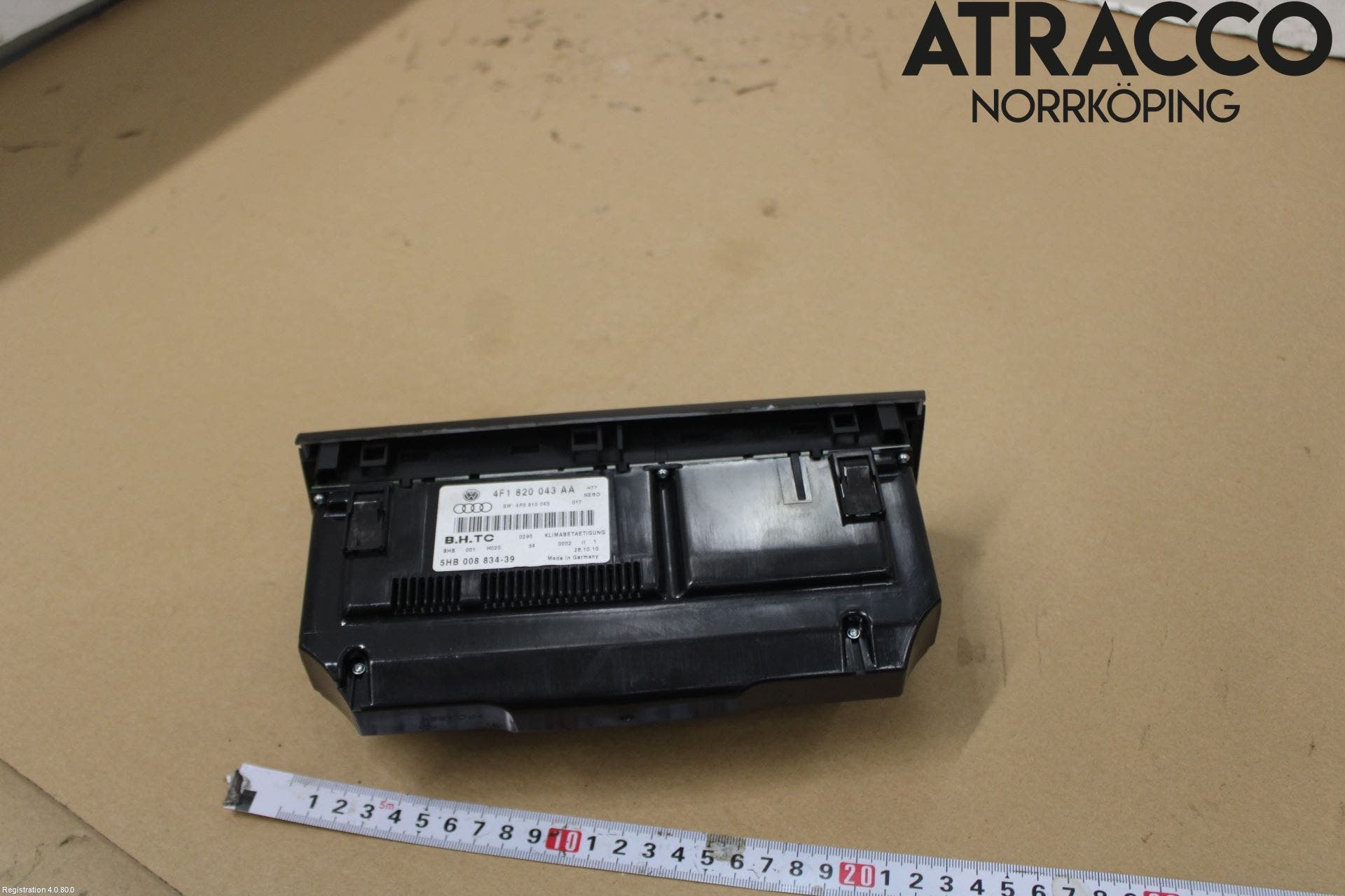 Audi A6/S6 05-11 Värmereglage