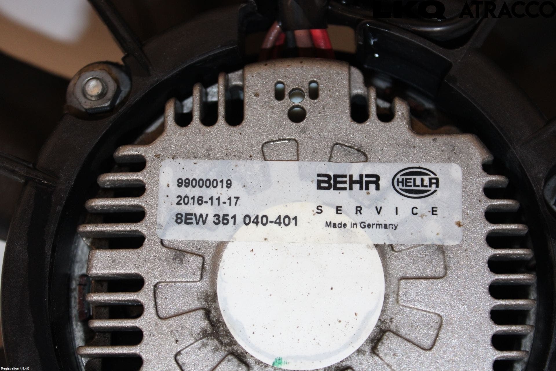 Volkswagen VW PASSAT 11-14 Kylfläkt El