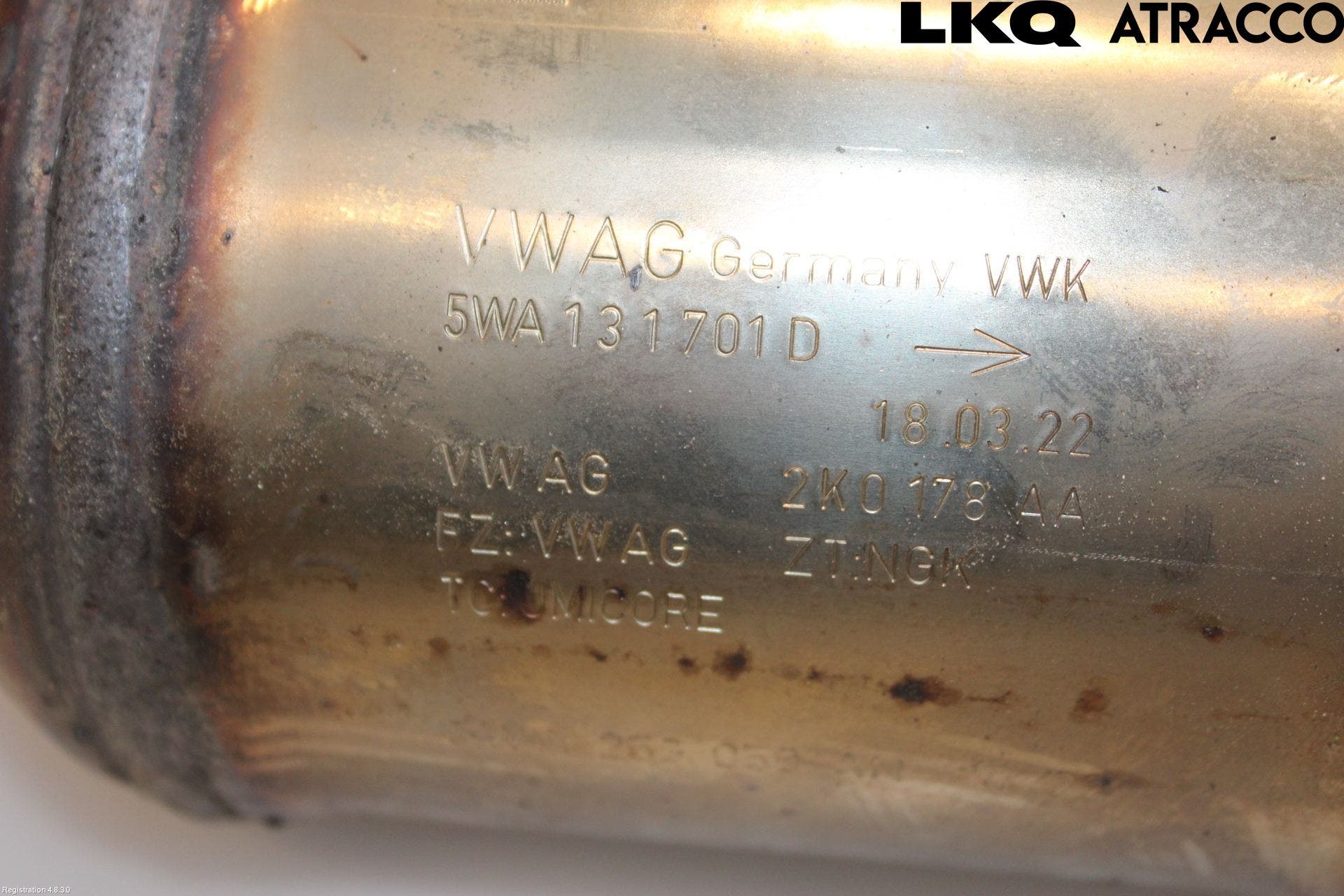 Volkswagen VW GOLF / E-GOLF VIII 20- Katalysator