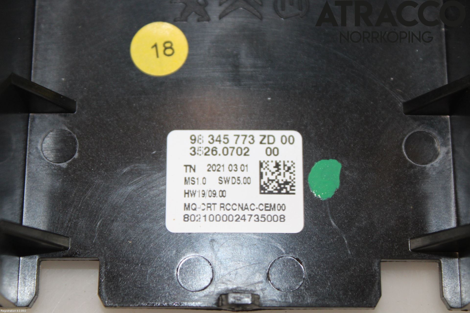 Peugeot PARTNER/E-PARTNER 19- Multifunktionsdisplay