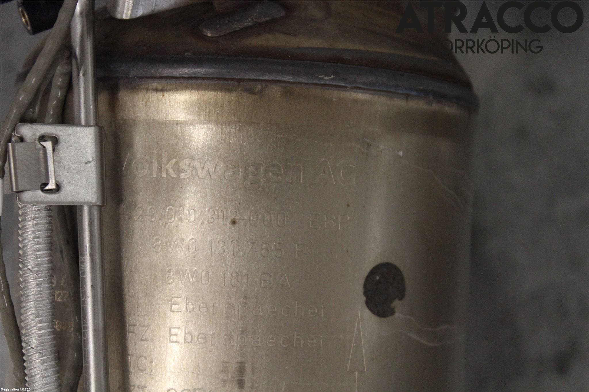 Audi A5 17- Avgas Partikelfilter