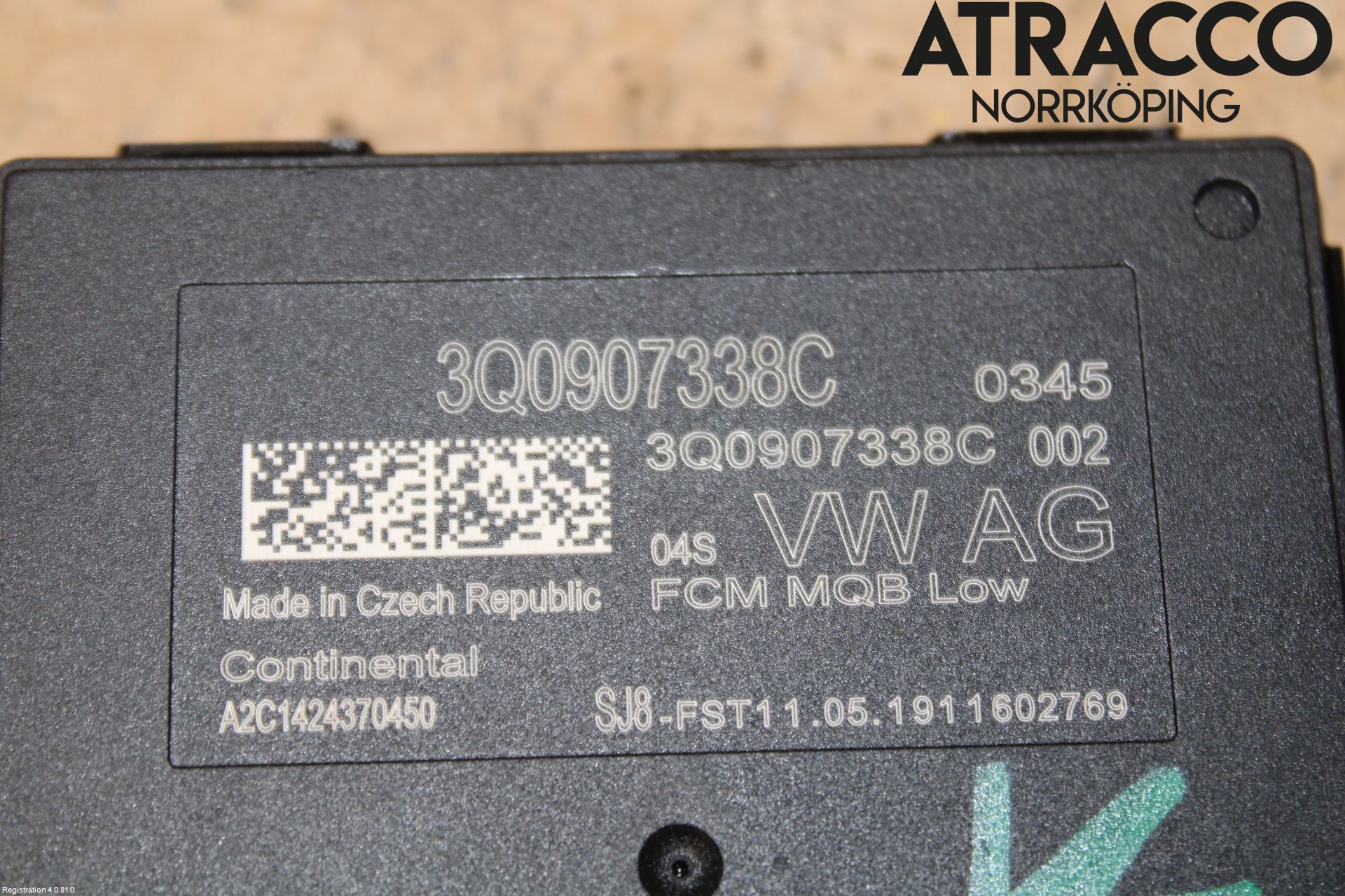 Audi A1 19- Styrenhet Strålkastare