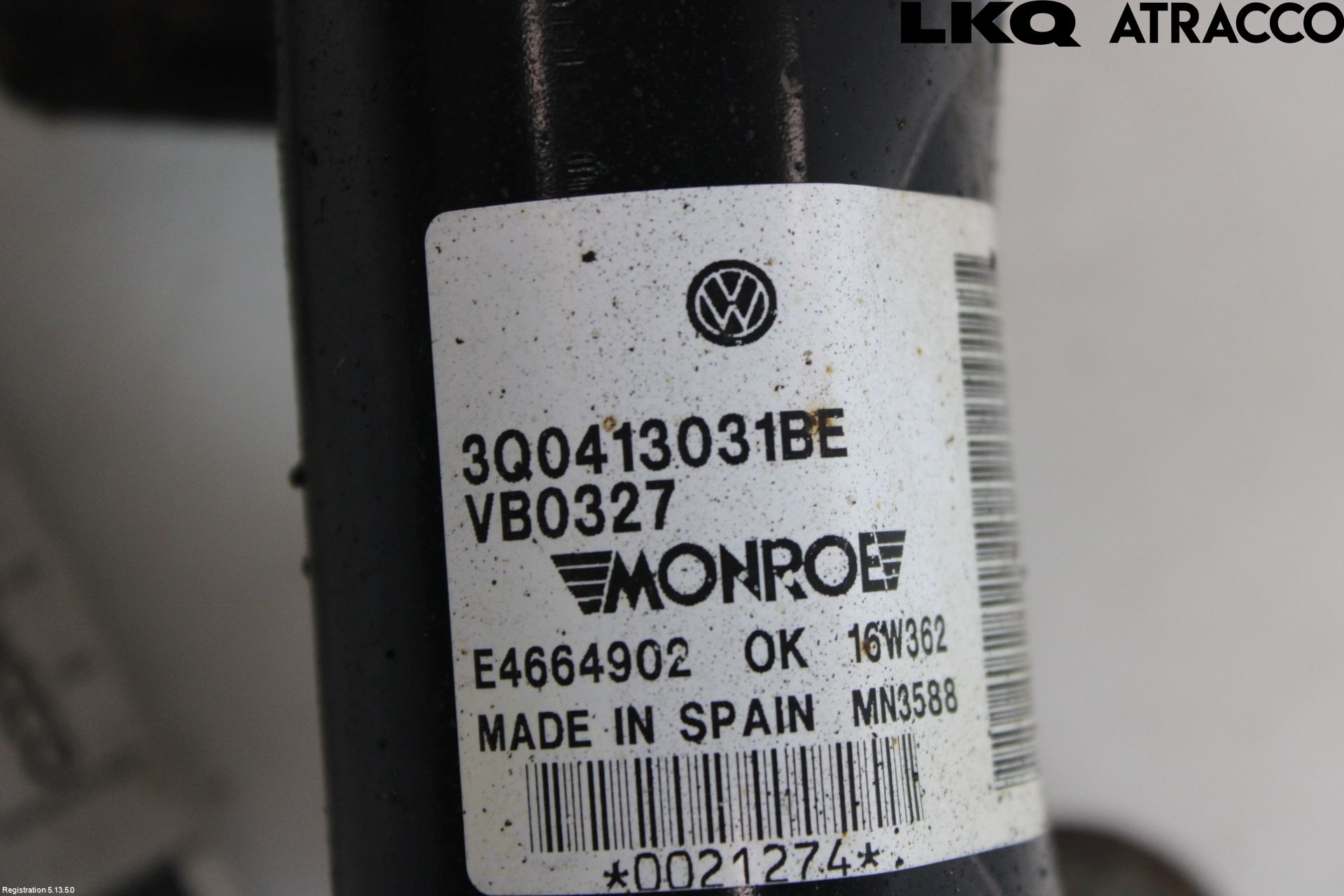 Volkswagen VW PASSAT 15-19 Fjäderben Fram Vänster