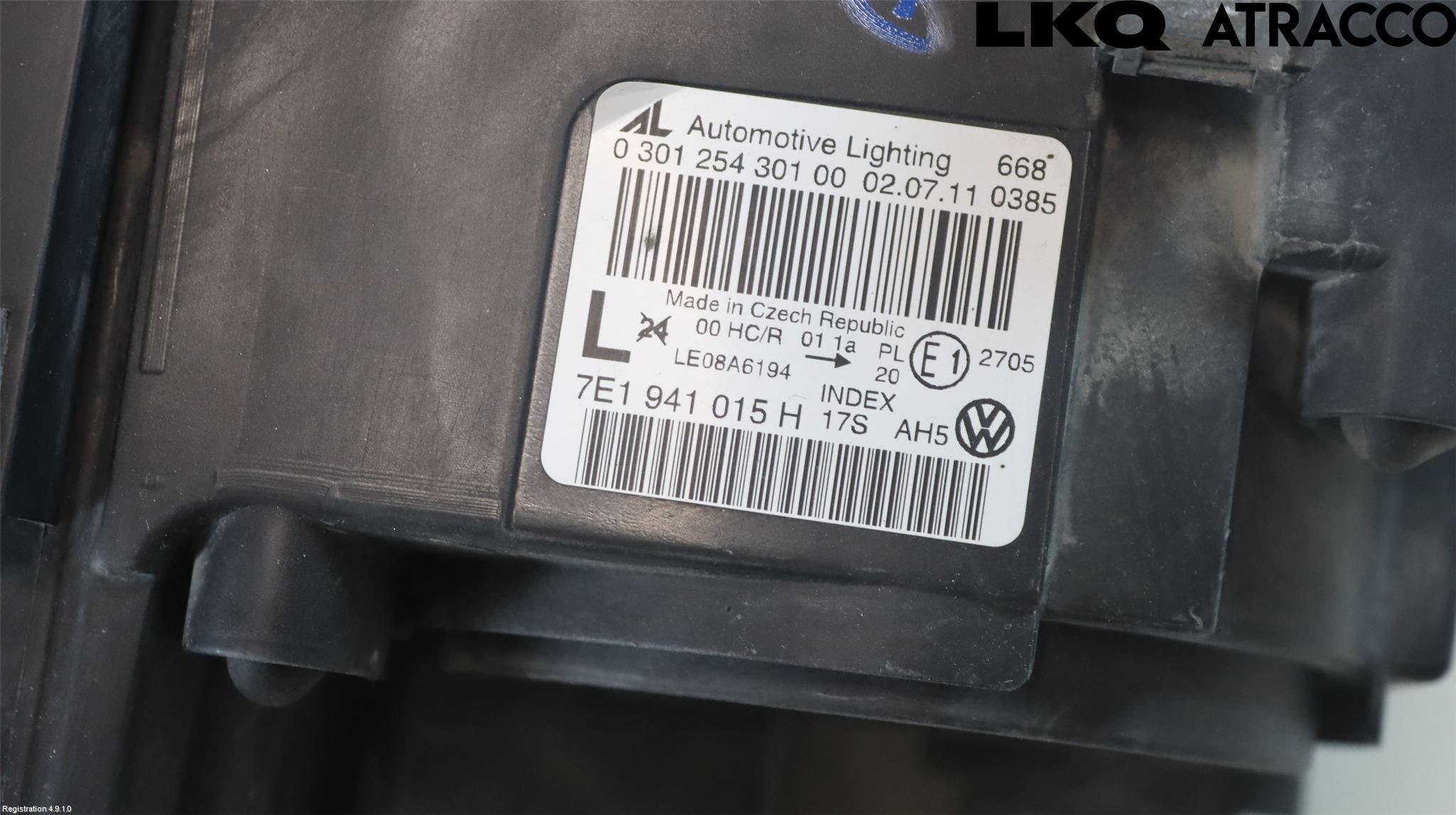 Volkswagen VW TRANSP/CARAVELLE (T5) 04-15 Strålkastare Vänster